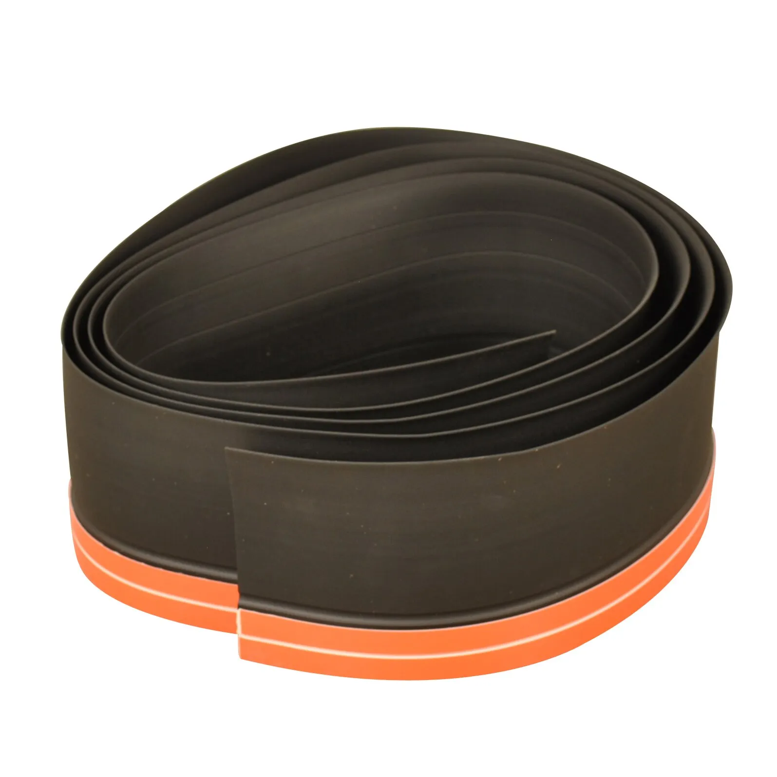 Schwarzes, aufgerolltes Dichtband Rain Guard Van mit orangefarbenem Klebestreifen für F35 Pro und F45 S