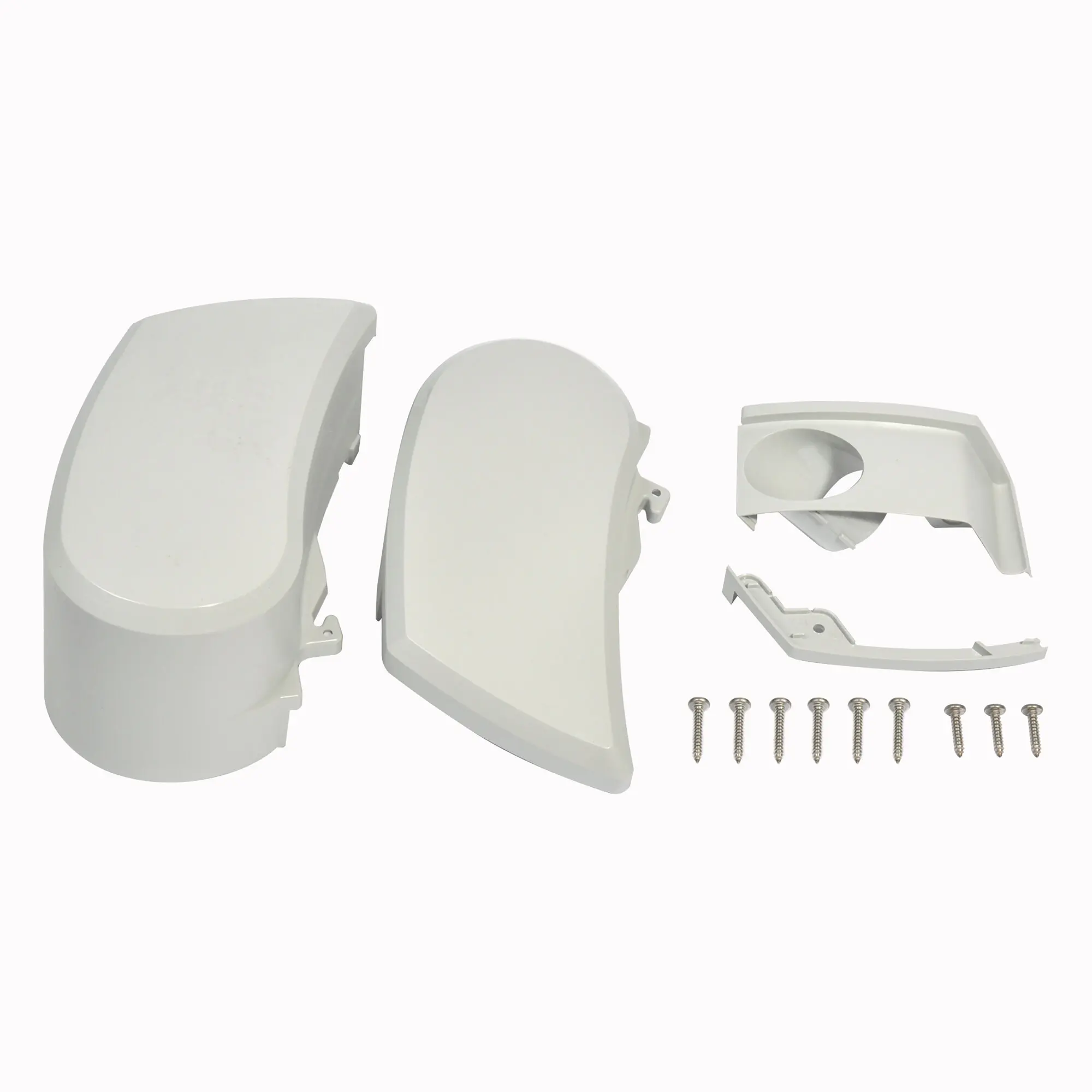 Endkappen, Satz links und rechts für TO 9200, eloxiert