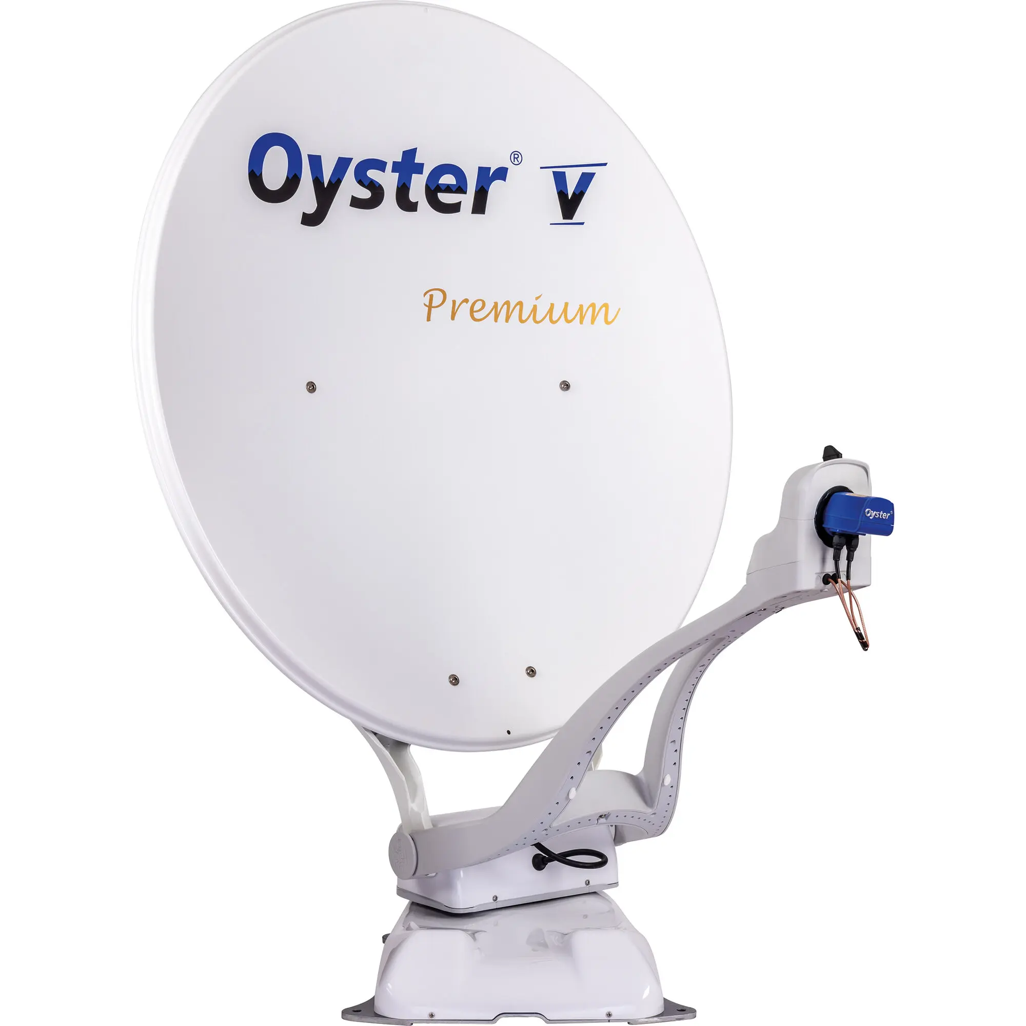 Sat-Anlage Oyster® V Premium, weiß, Twin Skew
