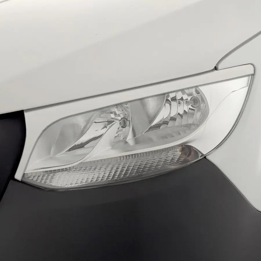 Headlight Covers "Evil Eye" glossy white for MB Sprinter from model year 2018/03 onwards