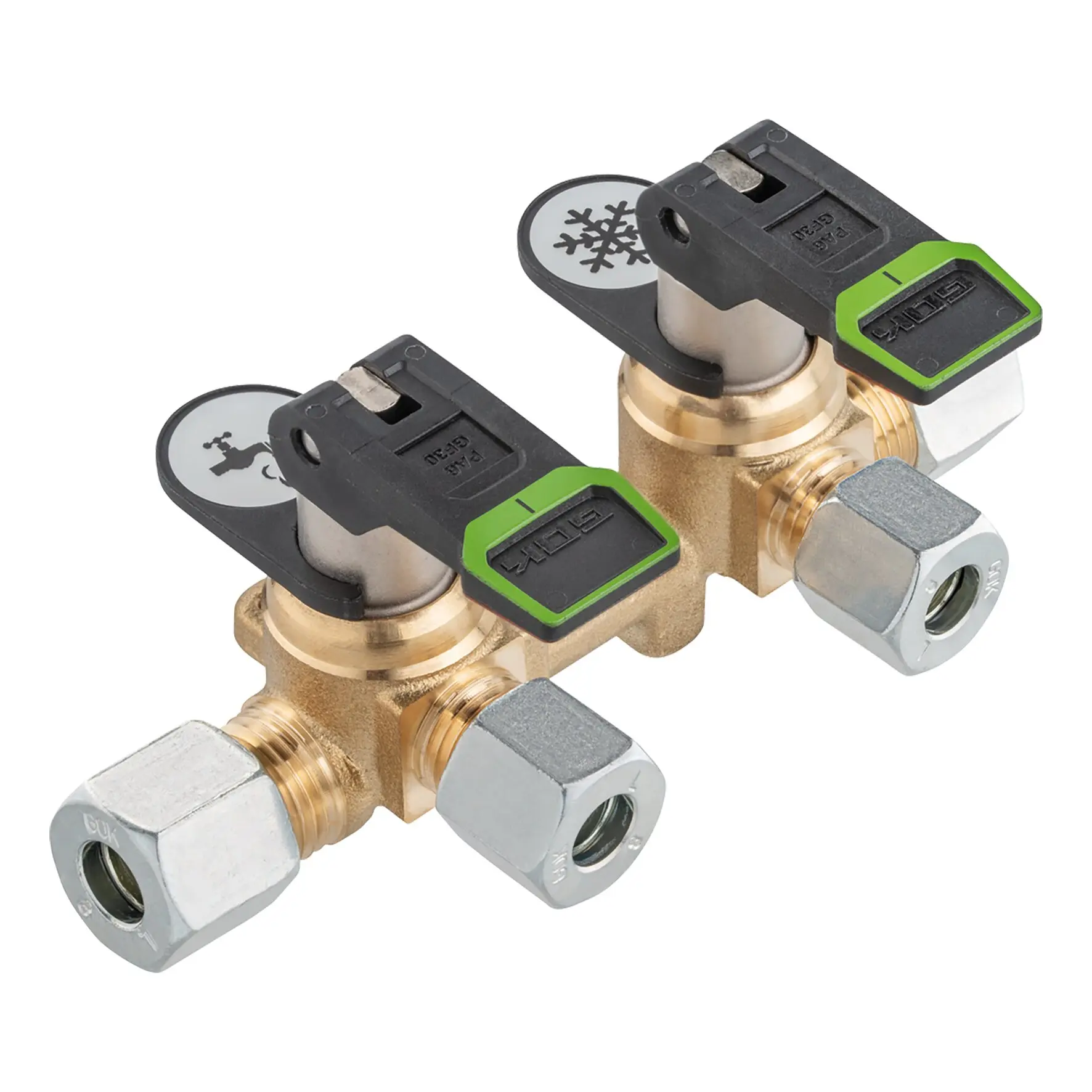 Verteilerblock KSV-AB2 lang, ø 8 mm