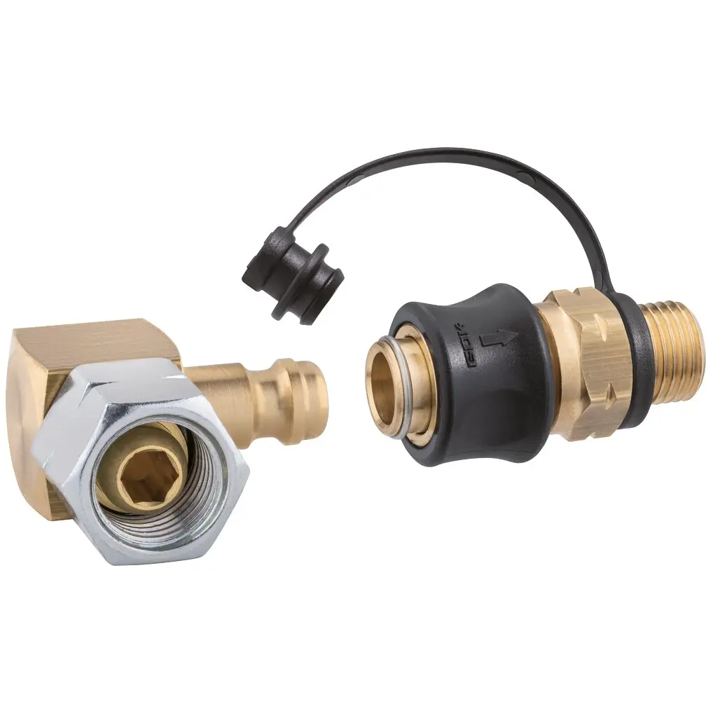 Steckkupplung Set Typ SKU-QR, G 1/4 LH-KN x SKU und STN x G1/4LH-ÜM 90°