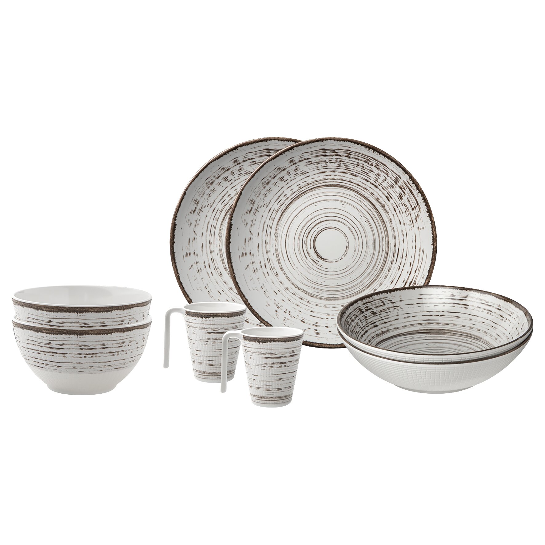 Geschirrserie Kassandra, Geschirrset 8-tlg.