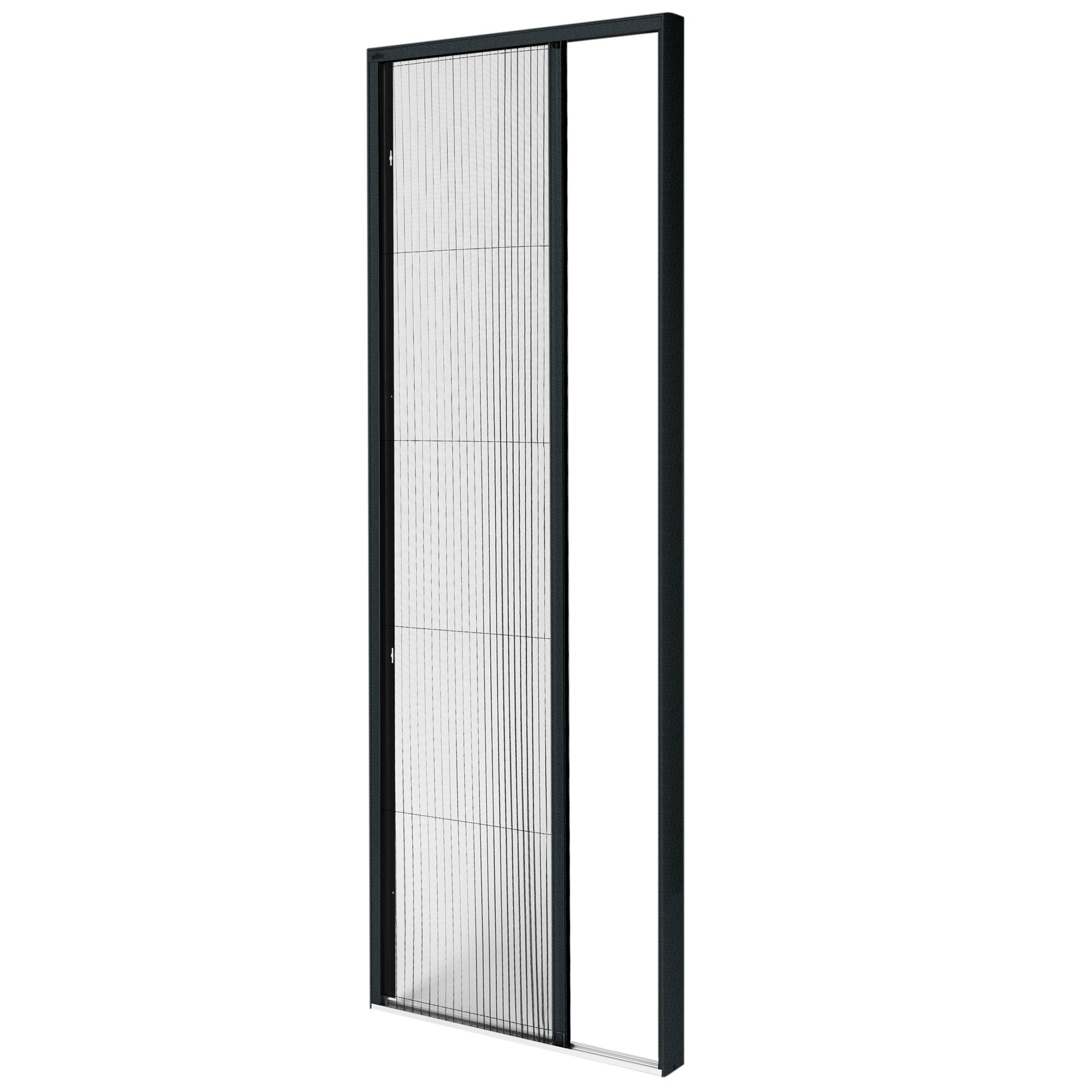 Plissee Fliegenschutztür, 1935 mm, schwarz