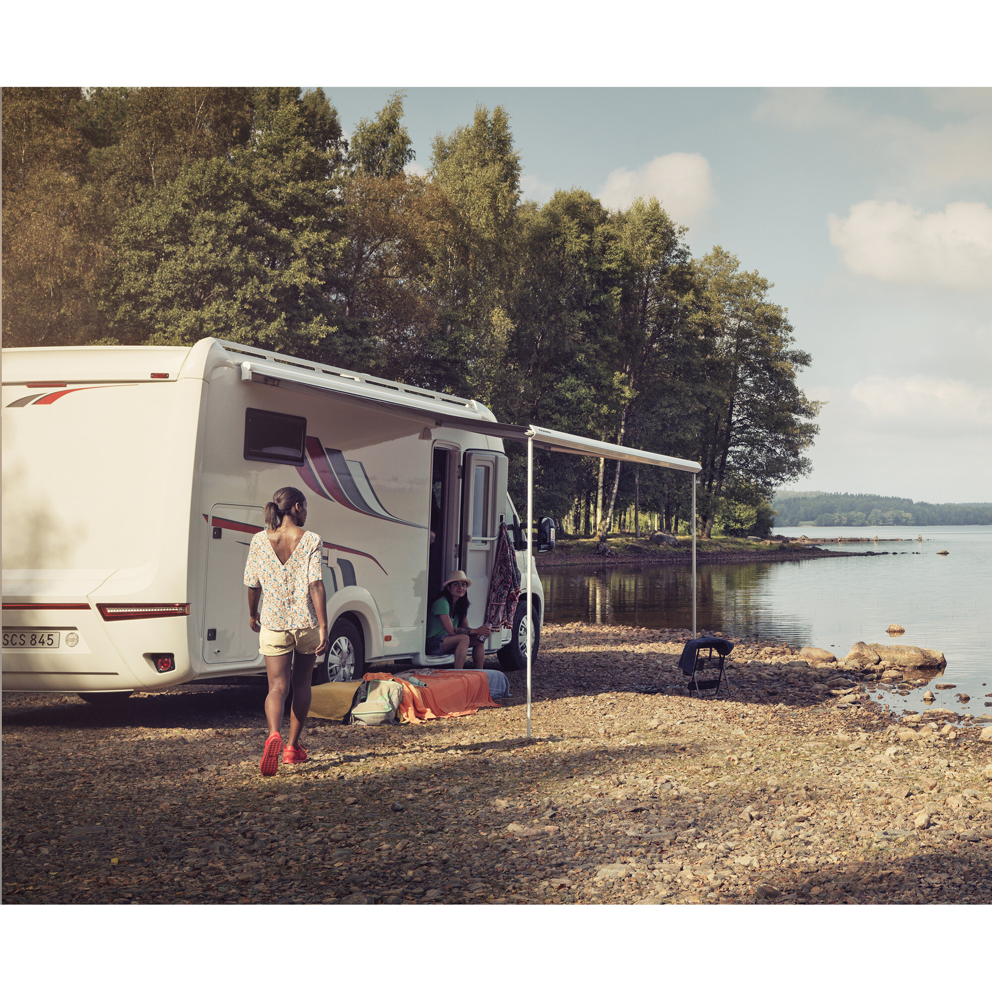 Awning PW 1100, white, 2,60 m