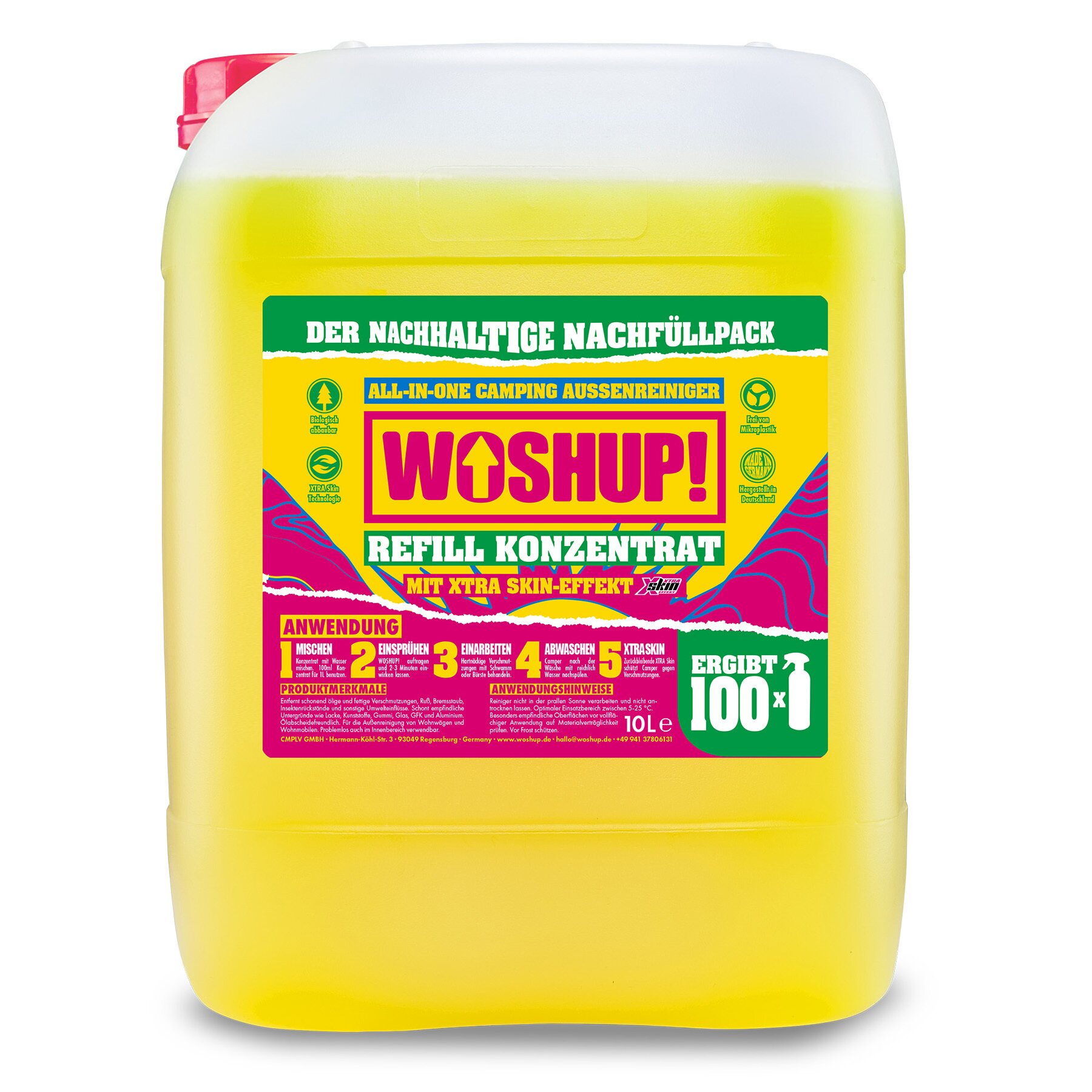 Camping Cleaner Refill Concentrate, 10 l