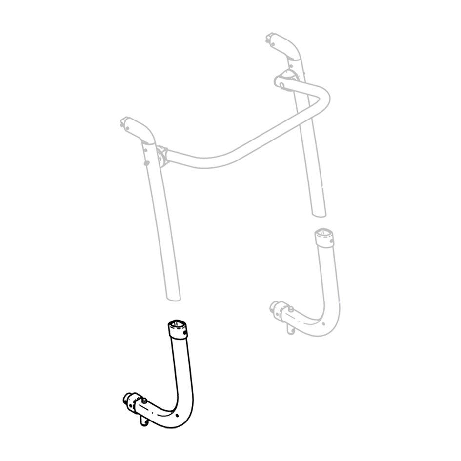 Lower Support Arm and Push-In Sleeve Connection Thule Excellent SV