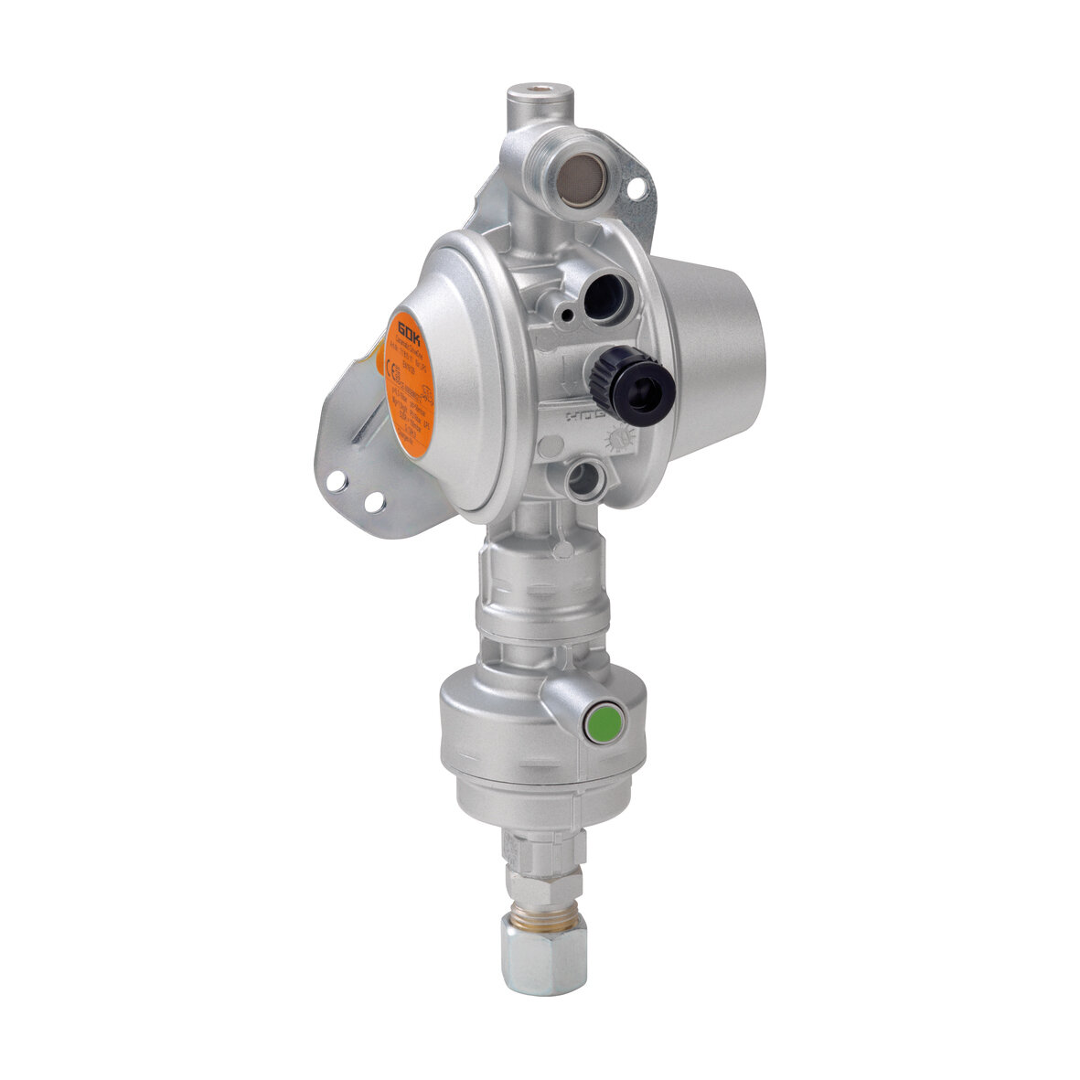 Safety Gas Pressure Control System Caramatic DriveOne, vertical, 50 mbar