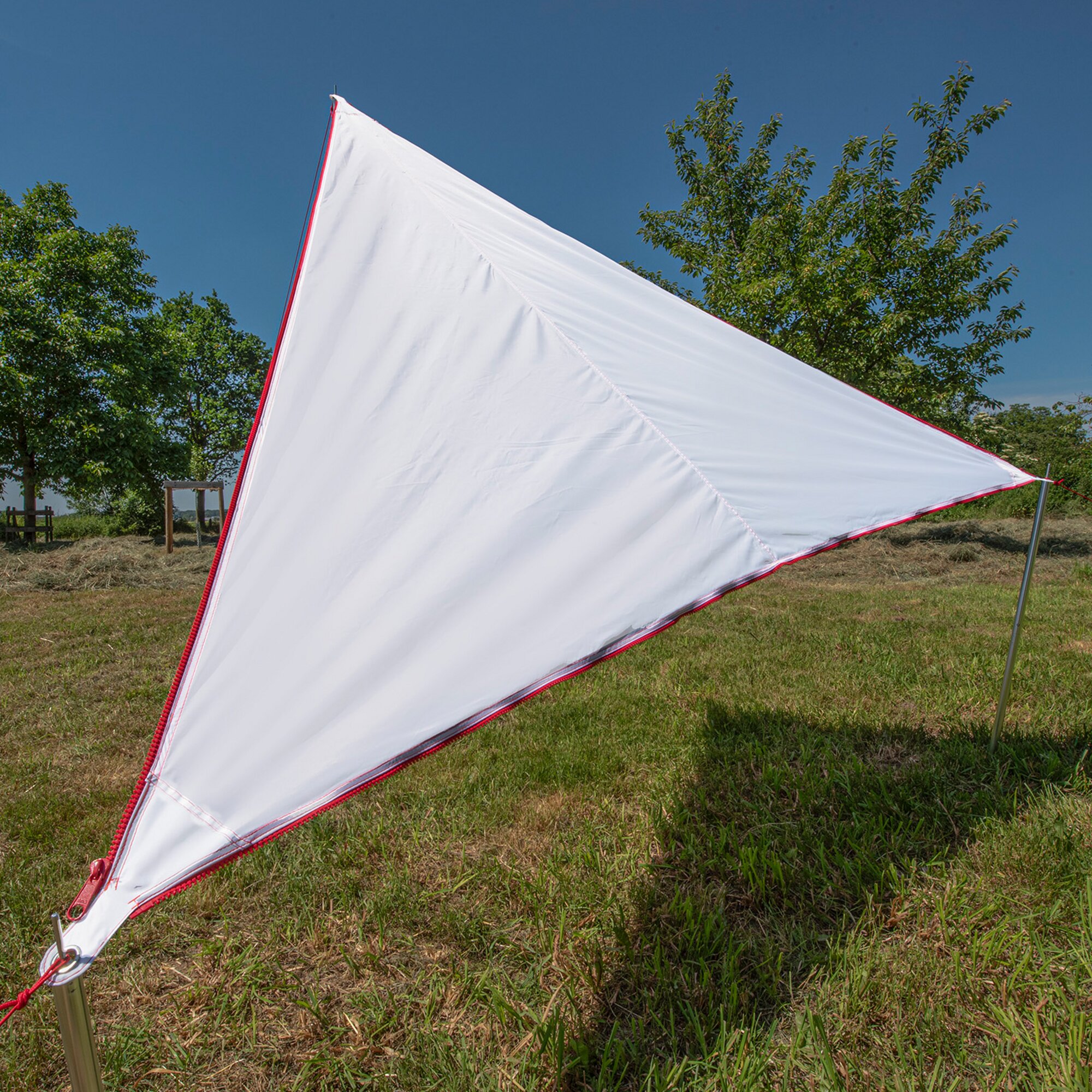 BENT Sonnensegel „Zip Canvas" Oriental, Oriental white