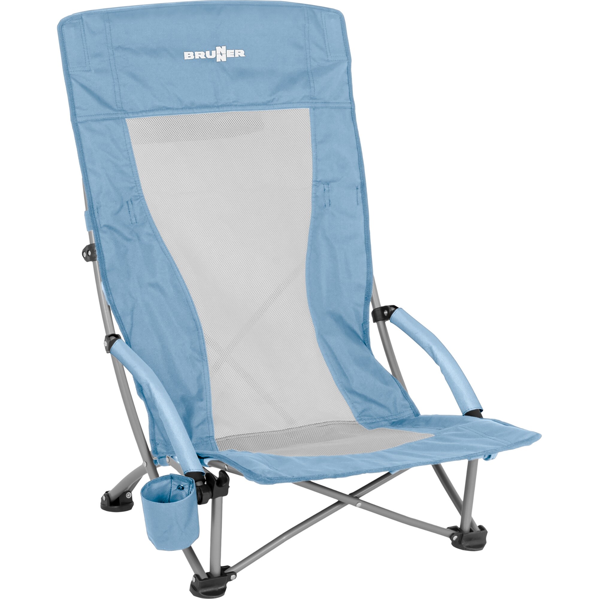 Strandstuhl Cuba Highback, blau