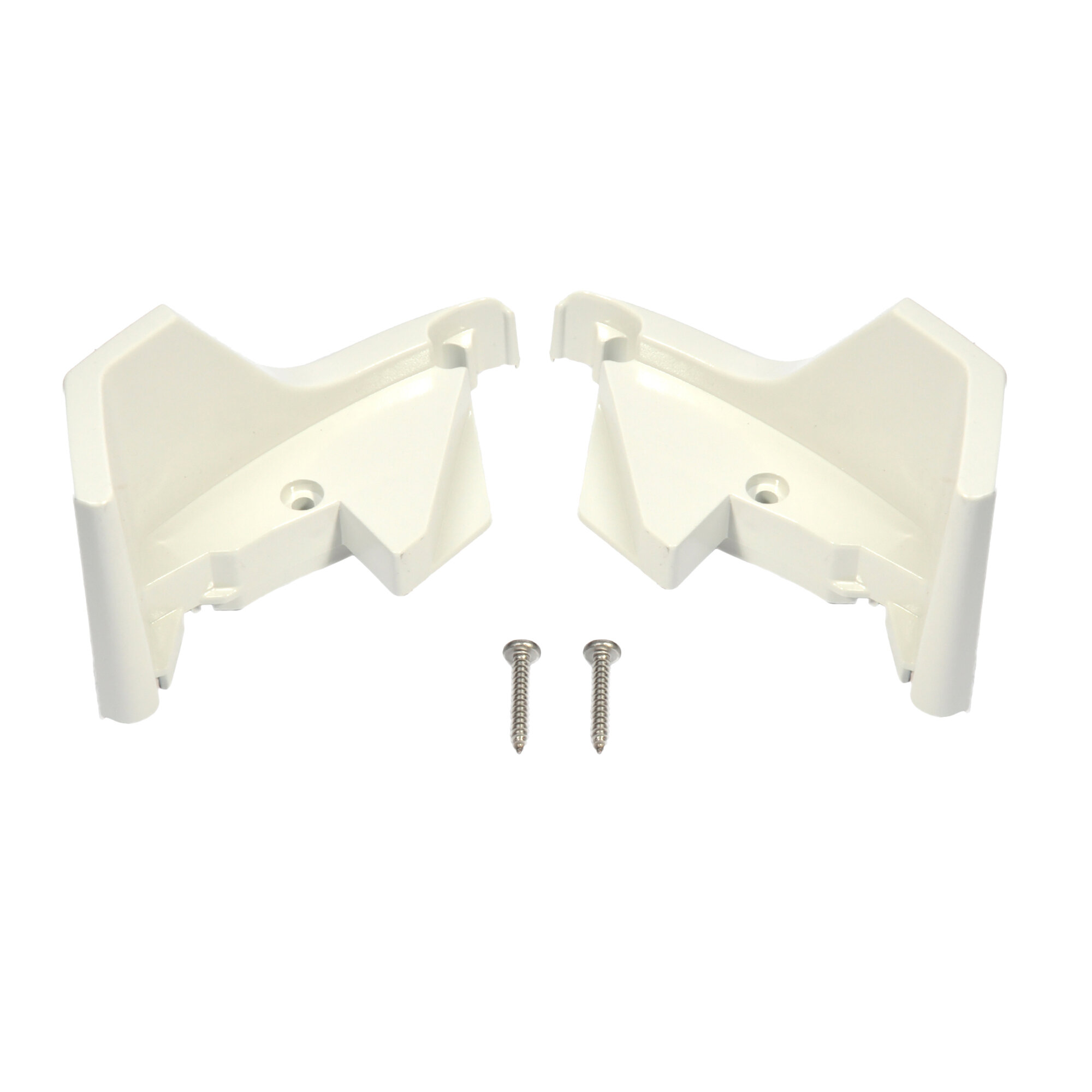 Frontblendenendkappen, Satz links und rechts für TO 9200, creme-weiß