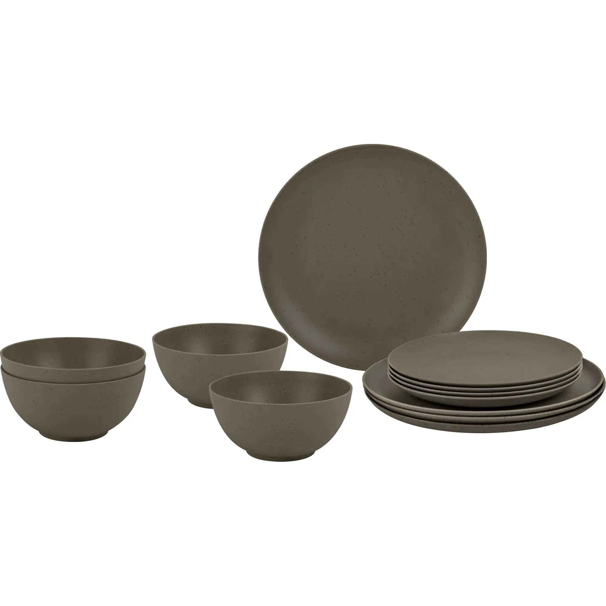 Geschirrset Tierra Cocoa, 12-teilig