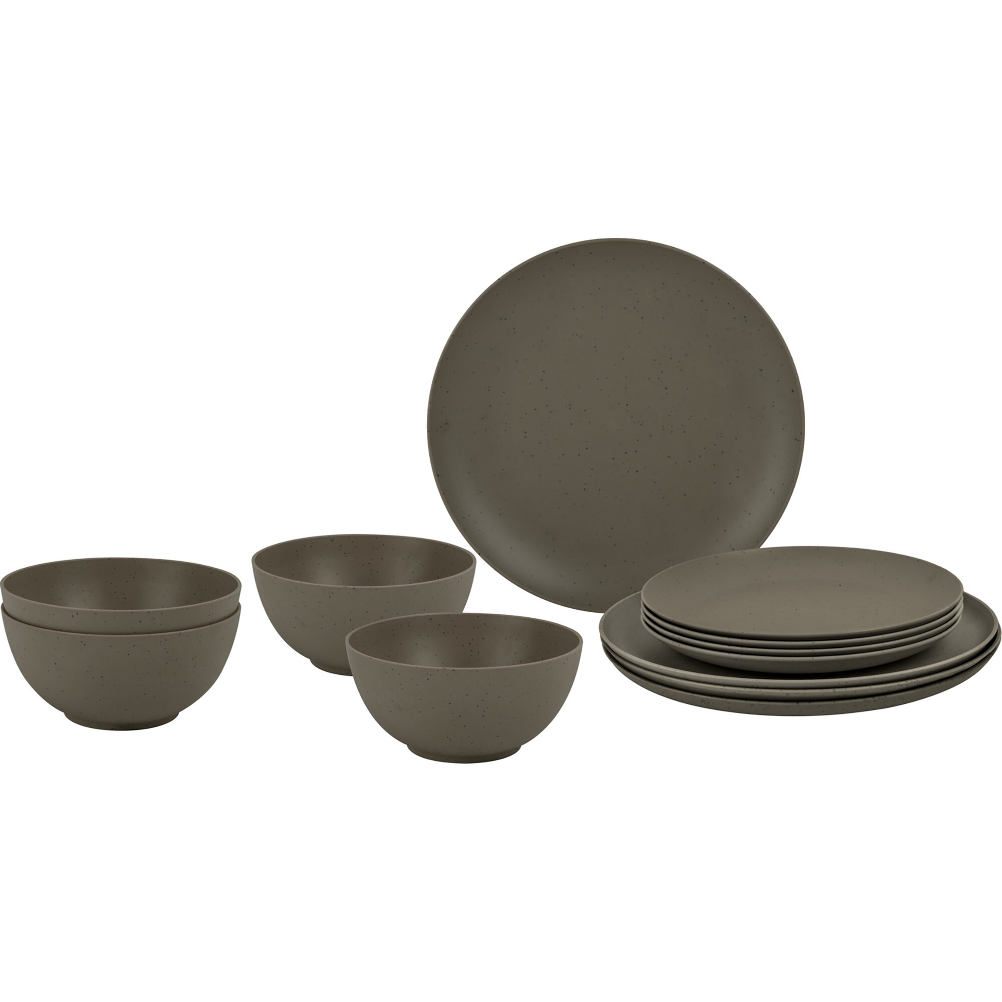 Geschirrset Tierra Cocoa, 12-teilig