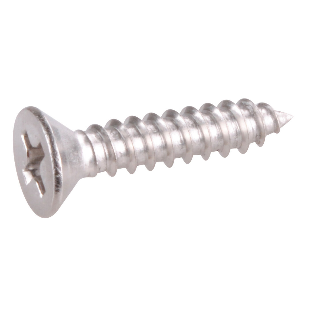 Countersunk Tapping Screw Shape C with H Recessed Head, self-service, 3.9 x 19
