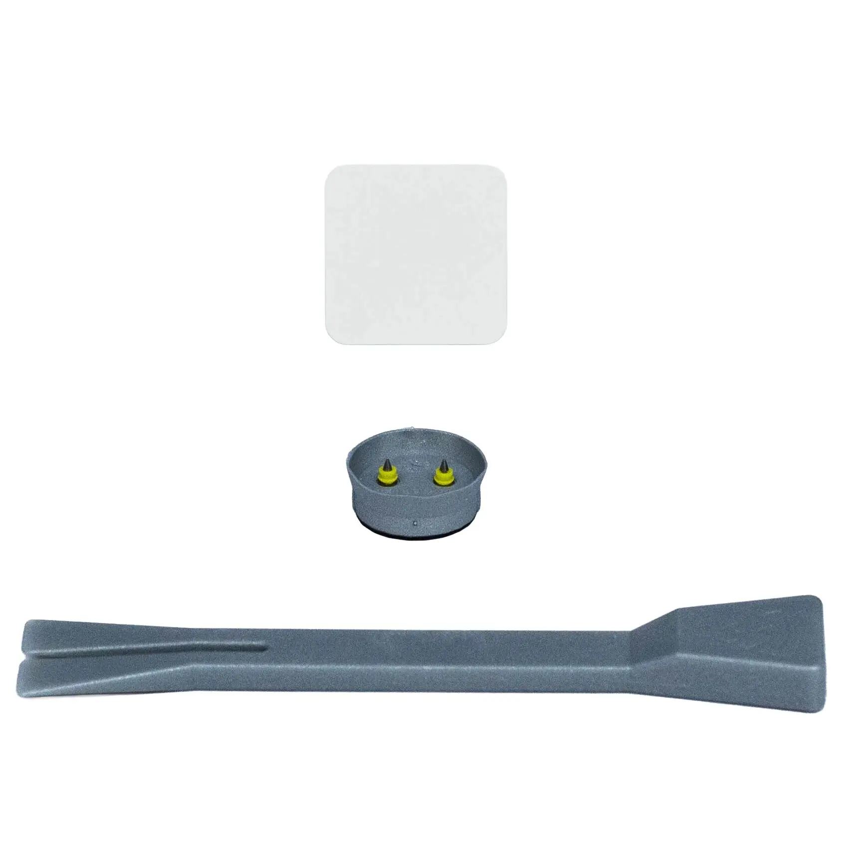 Base Plate with Magnet MagSpike Set S Square, white