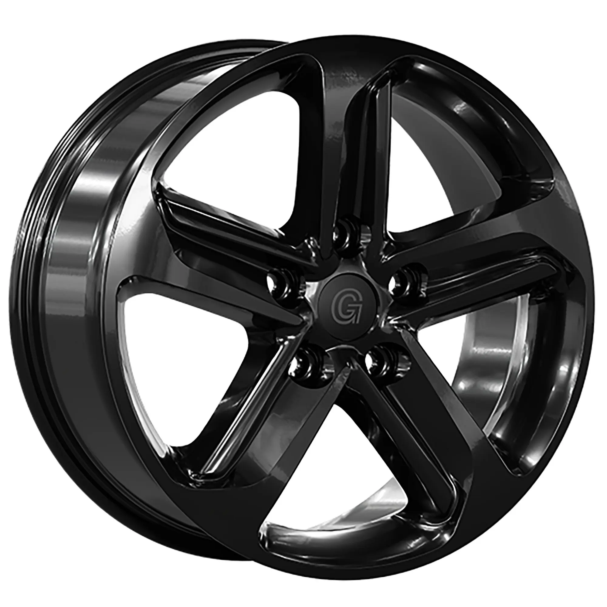 Aluminium Wheel Rim for Fiat Ducato, black glossy