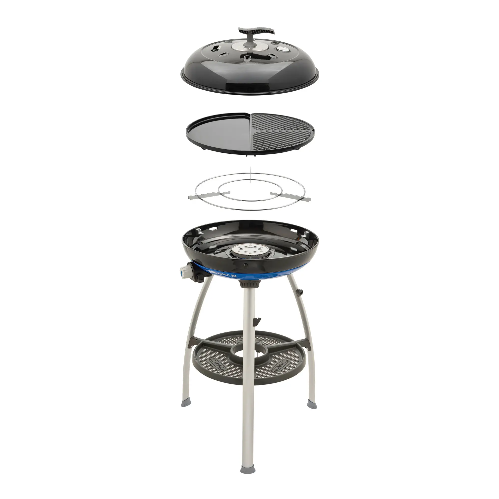 Gasgrill Carri Chef 50 BBQ/Plancha, 50 mbar