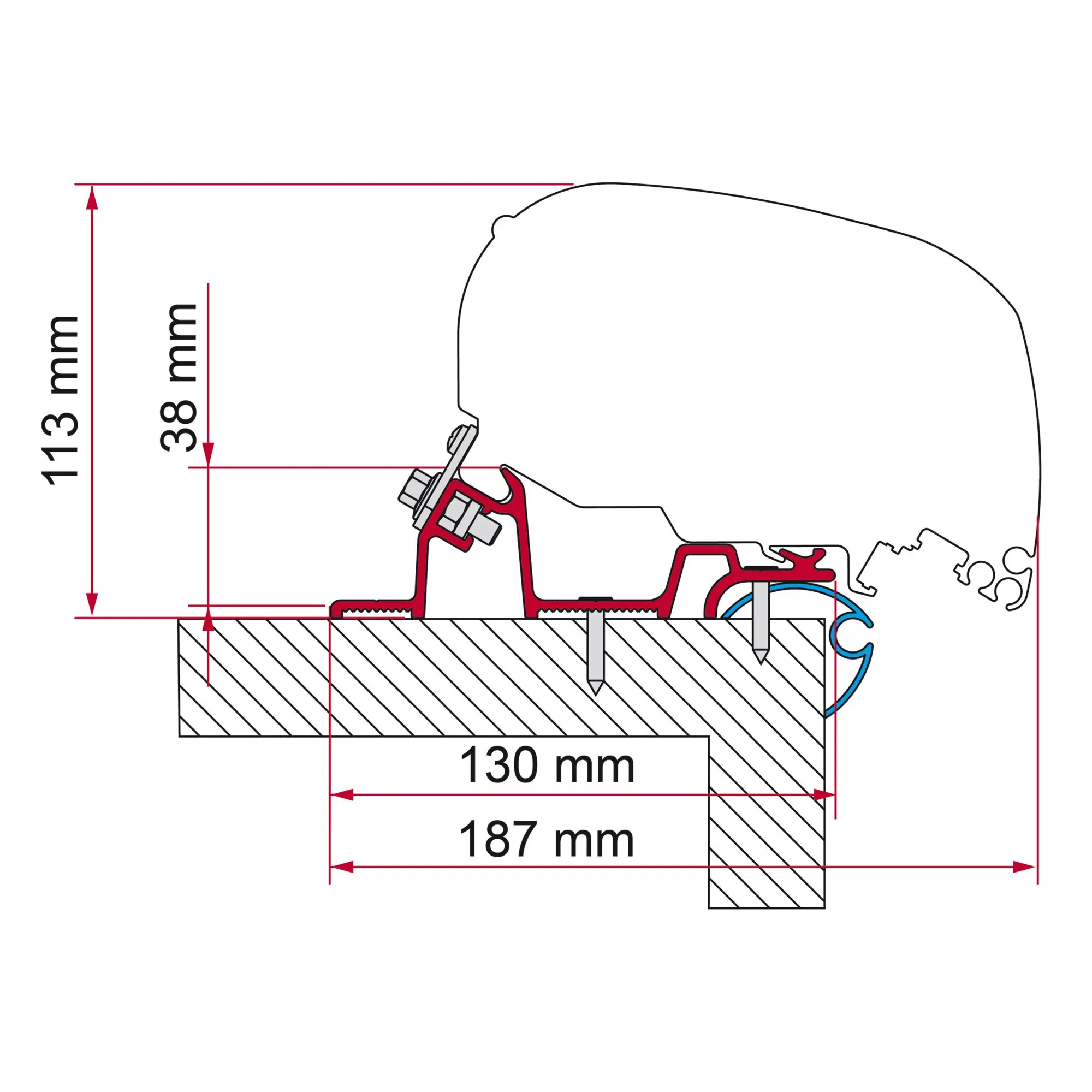 Universal Adapter Kit Caravan Standard, 340 cm