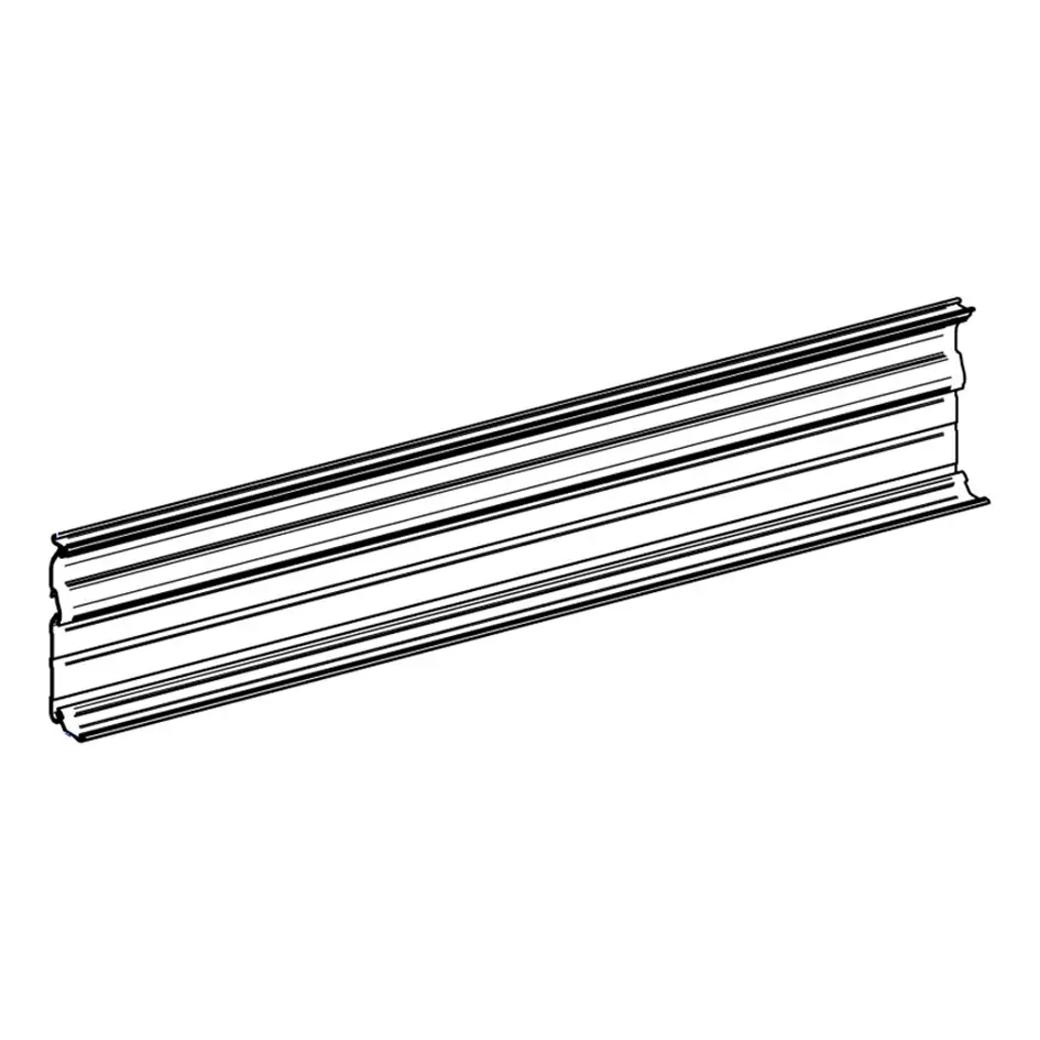 Gehäuse-Rückwand für TO 8000, eloxiert, 4 m