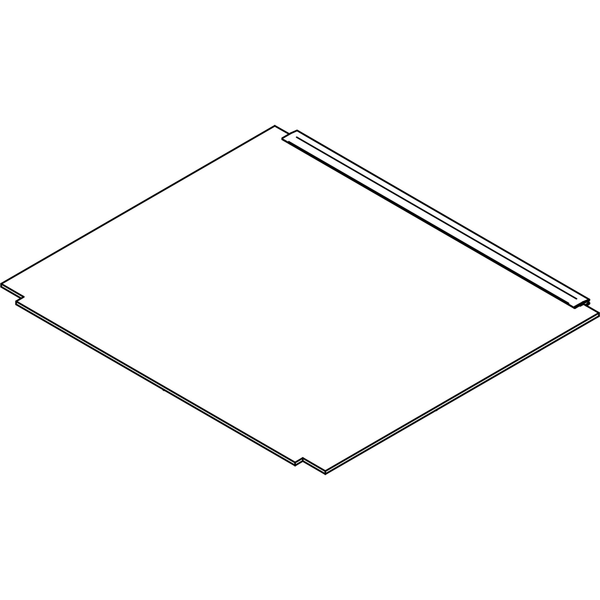 Gehäuseplatte oben Thule Slide-Out G2 700