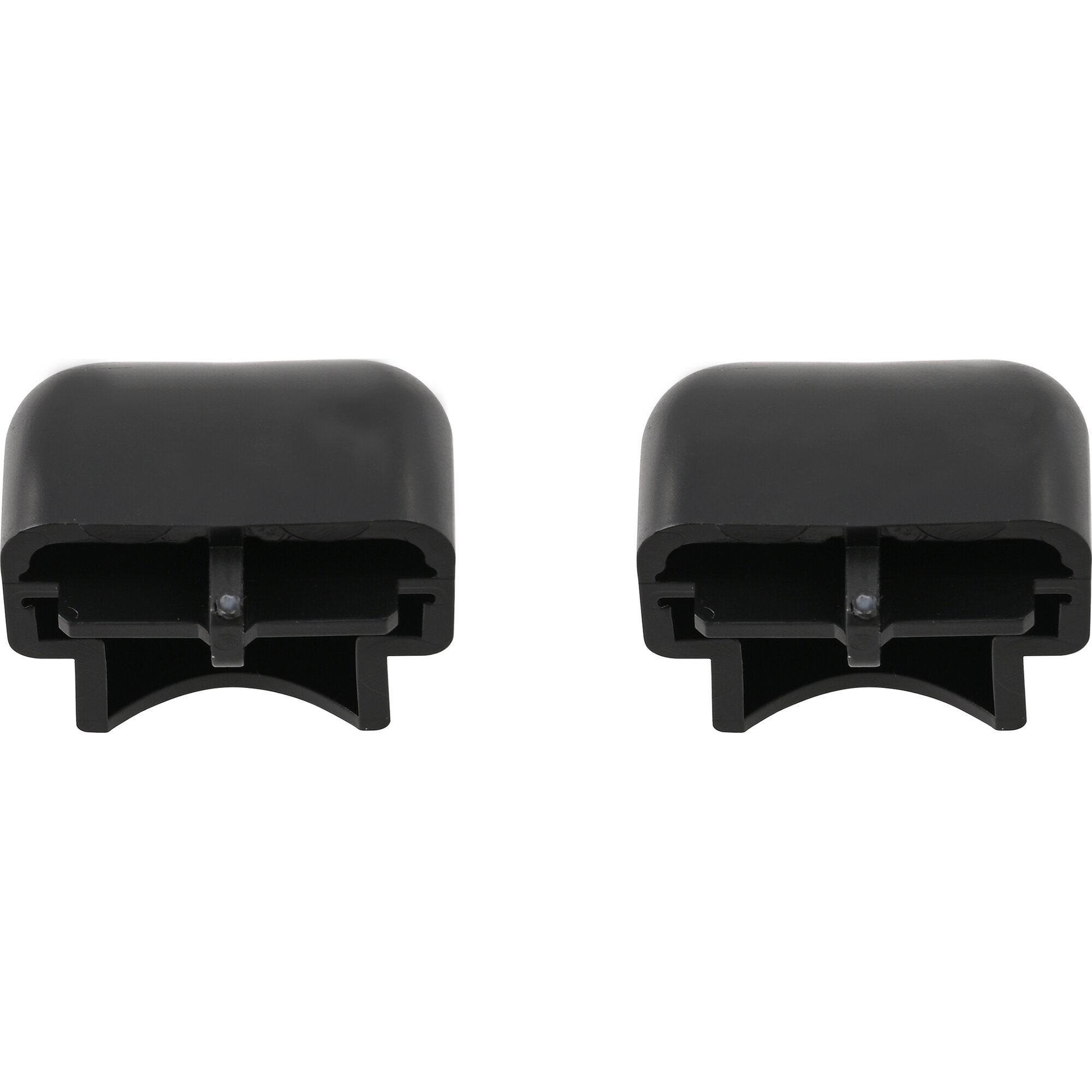 Endkappen, schwarz, Satz links und rechts