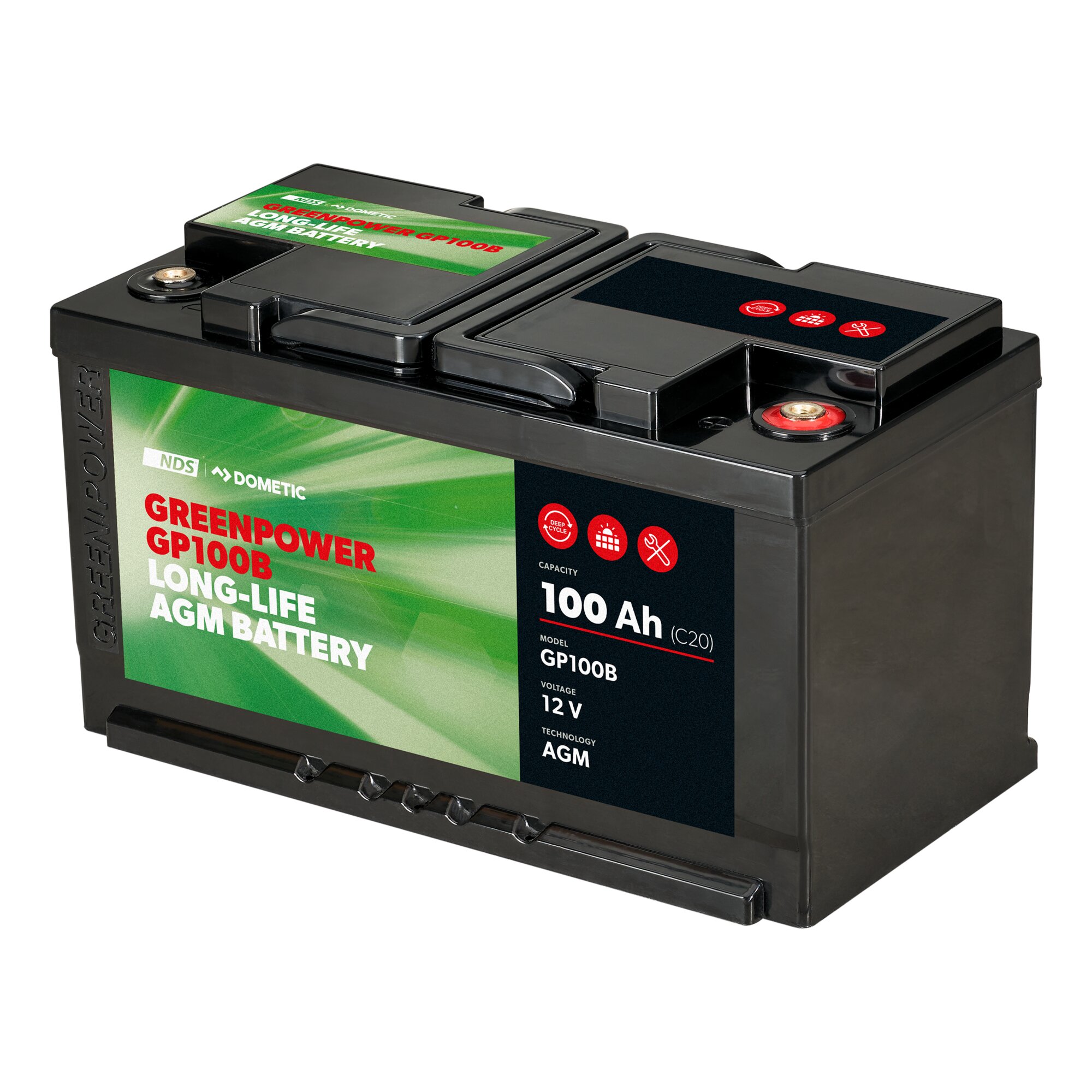 AGM Battery GREENPOWER, 100 Ah