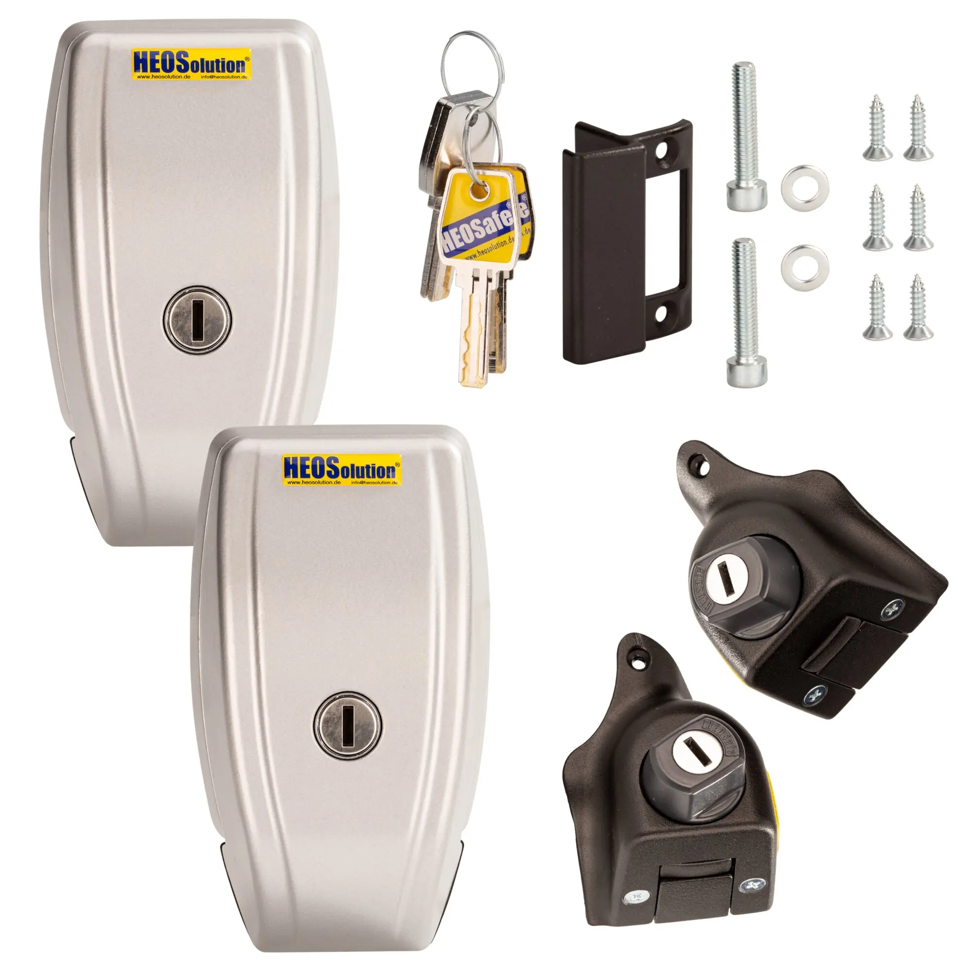 HEOSafe® Sicherheitspaket Van Security Paket Fiat Ducato ab 09/2021, silbergrau