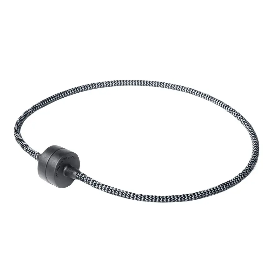 Magnetic Cord reflective L, 45 cm black
