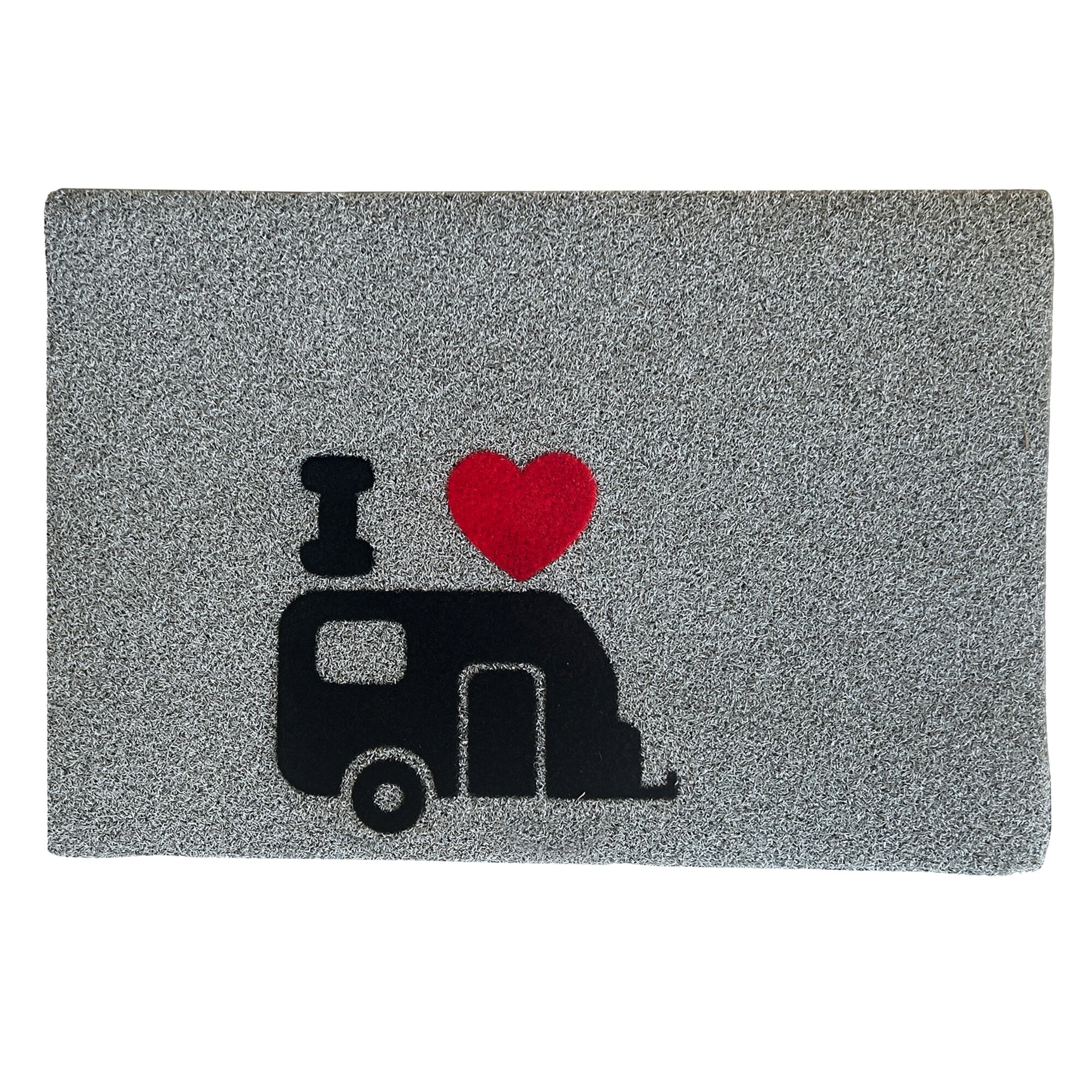 Fußmatte Green Flock „Grey“, Wohnwagen