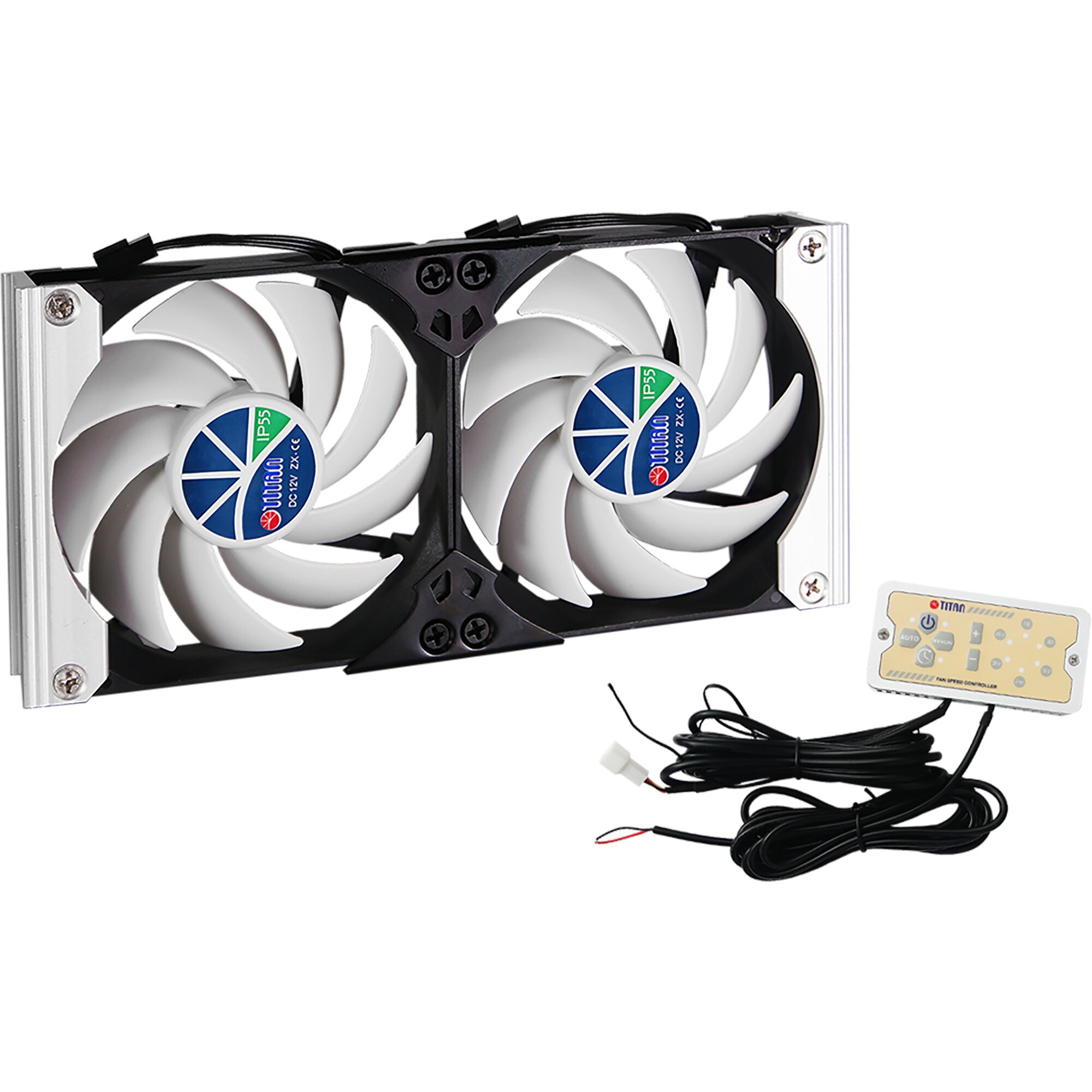 Refrigerator Double Ventilator Titan SC20V2+, ø 140 mm