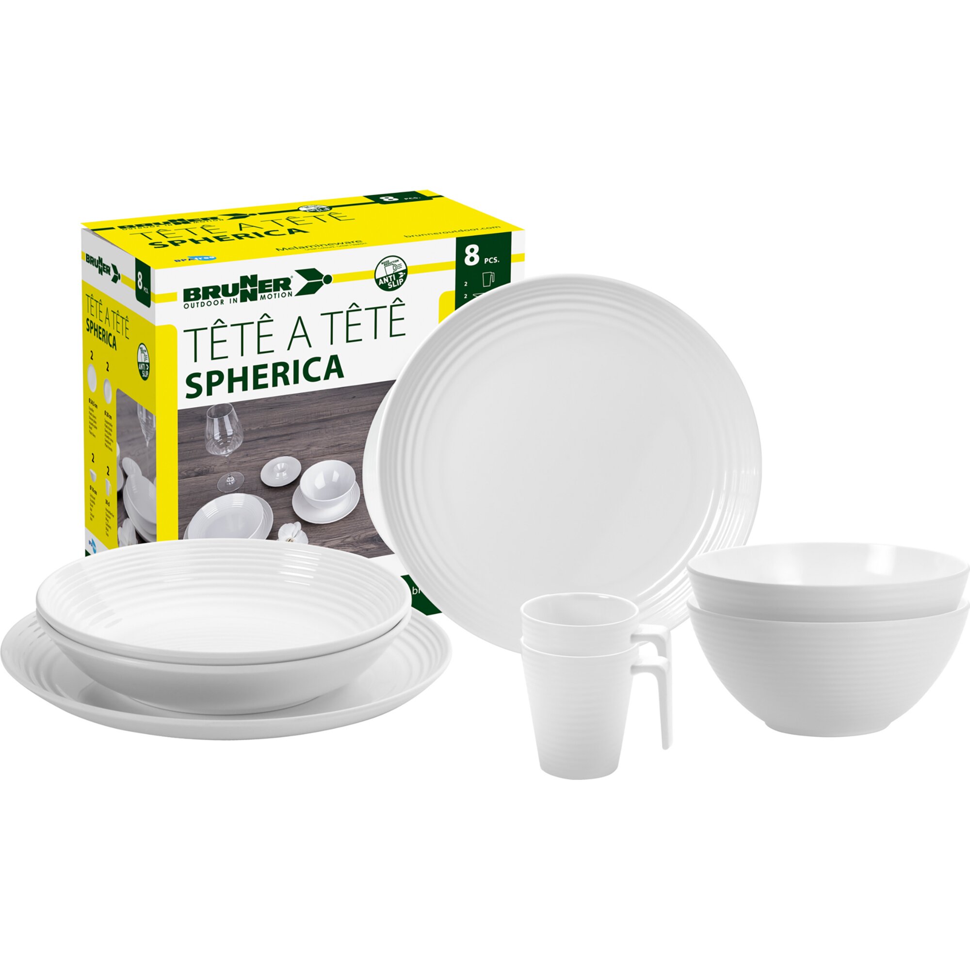 Tableware Set Spherica, 8 Pieces