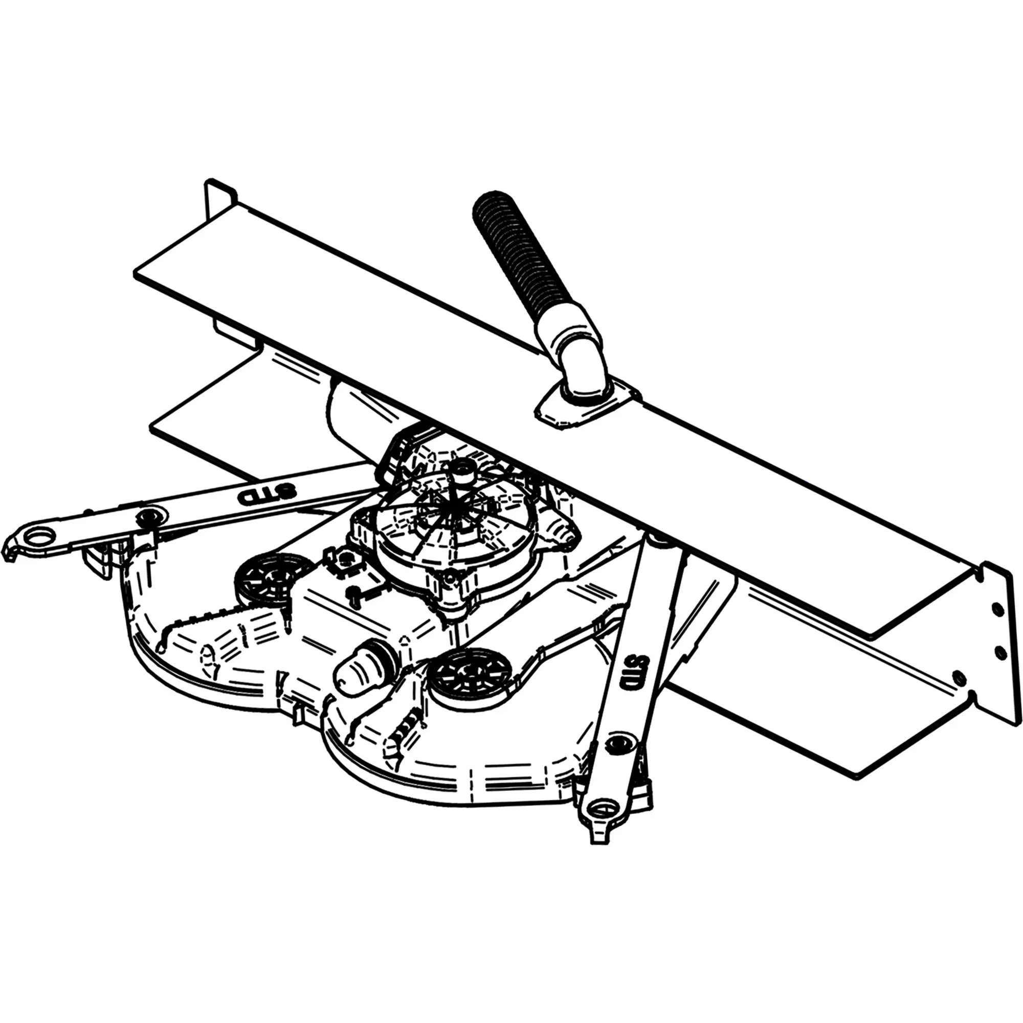 Motor komplett Thule Slide-Out Step G2 Crafter 12V 550