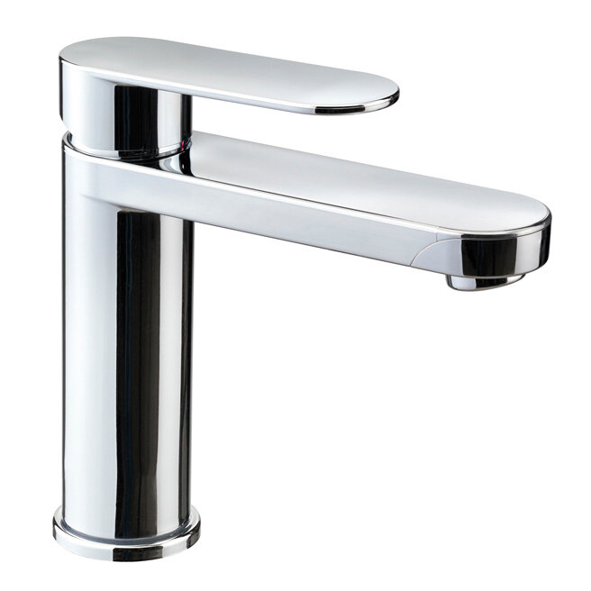 Einhebelmischer Linnea niedrige kurze Ausführung, chrom