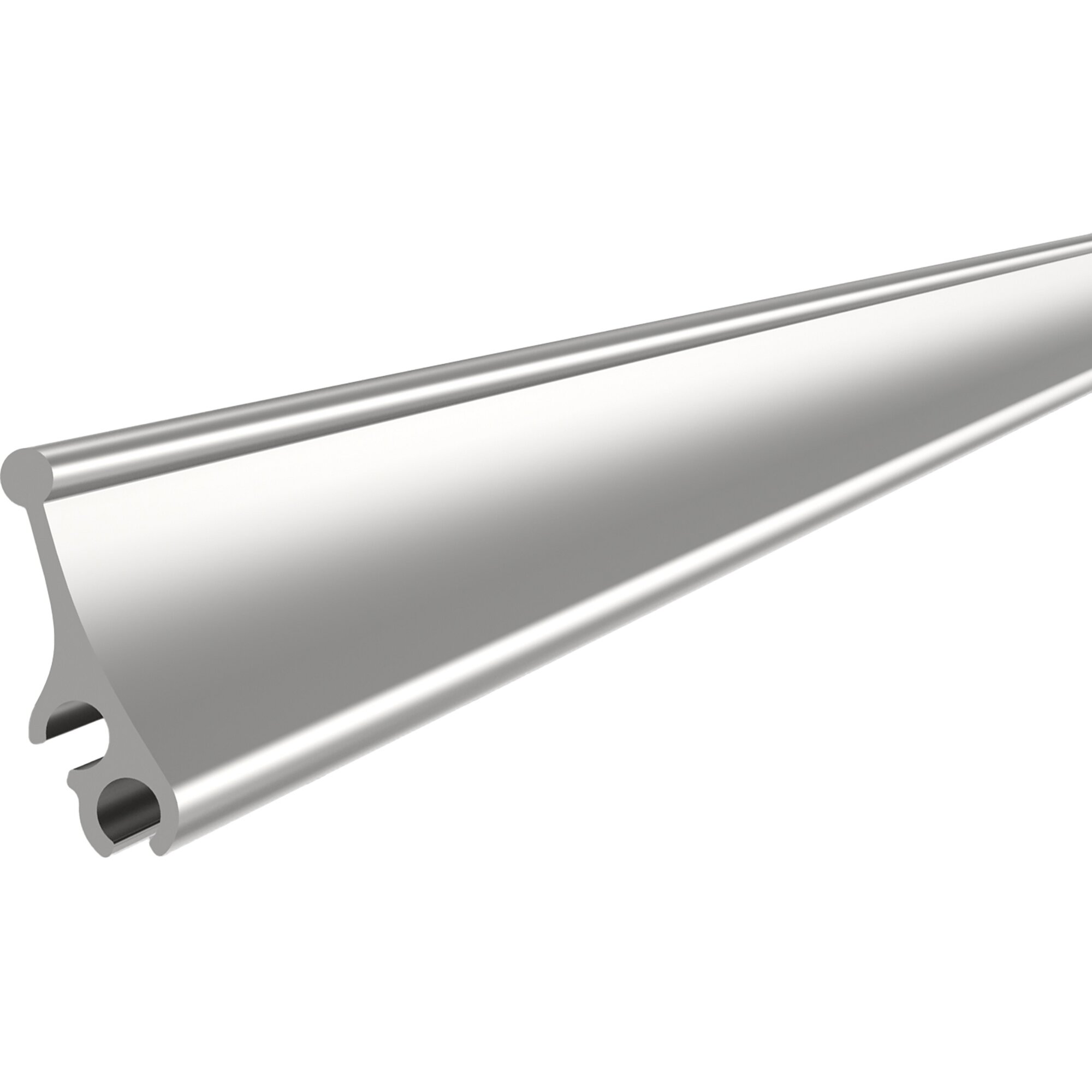 Double Piping Profile, Length 1 m for Awnings