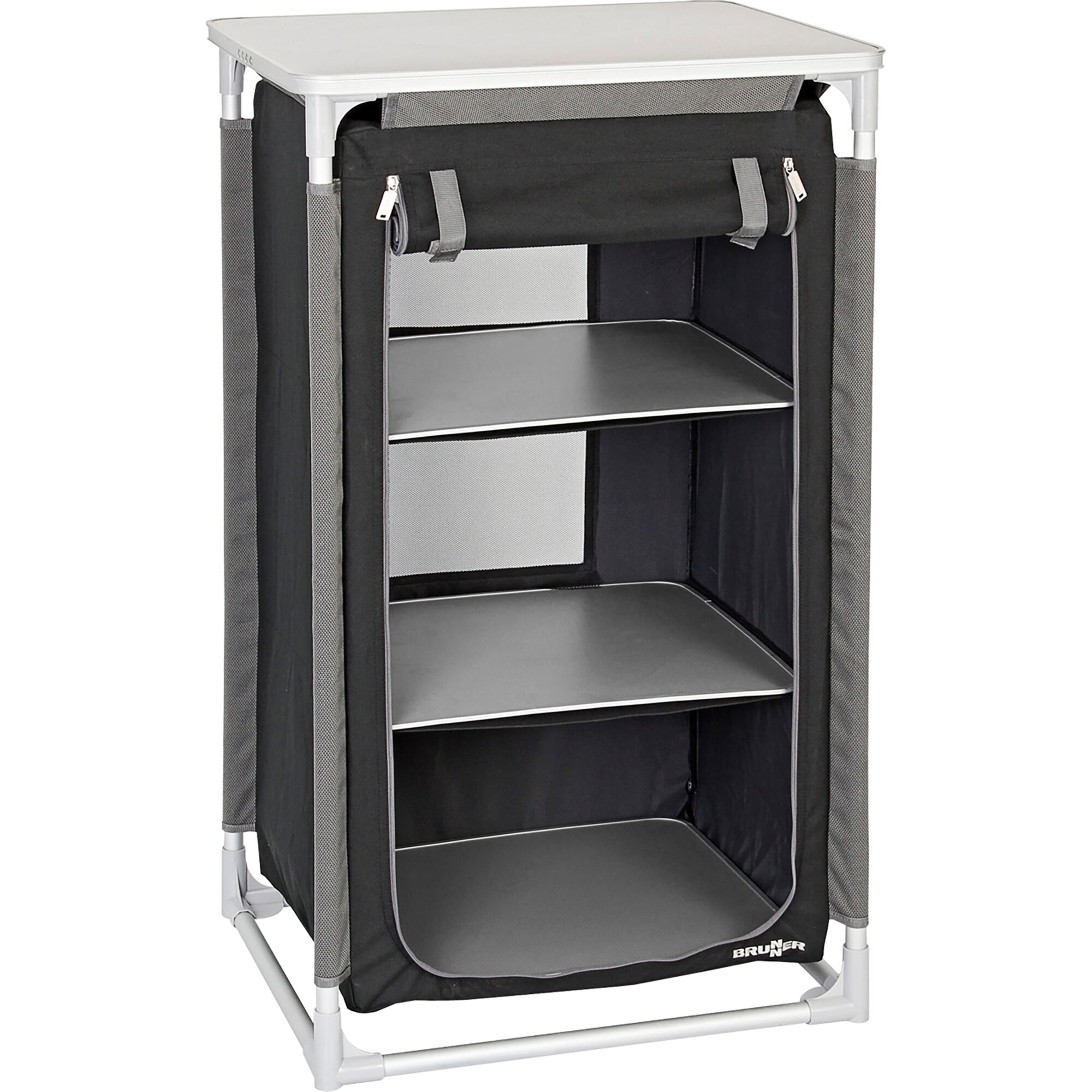 Camping Cabinet Azabache, black, Azabache LS