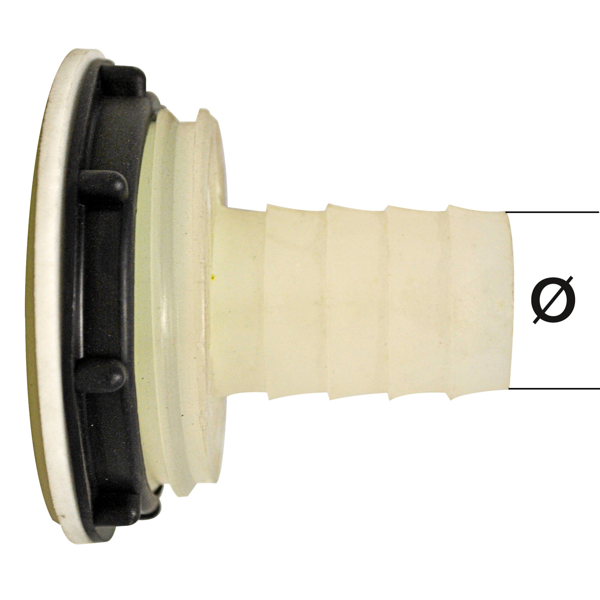 Tankanschlussstutzen, ø 40 mm