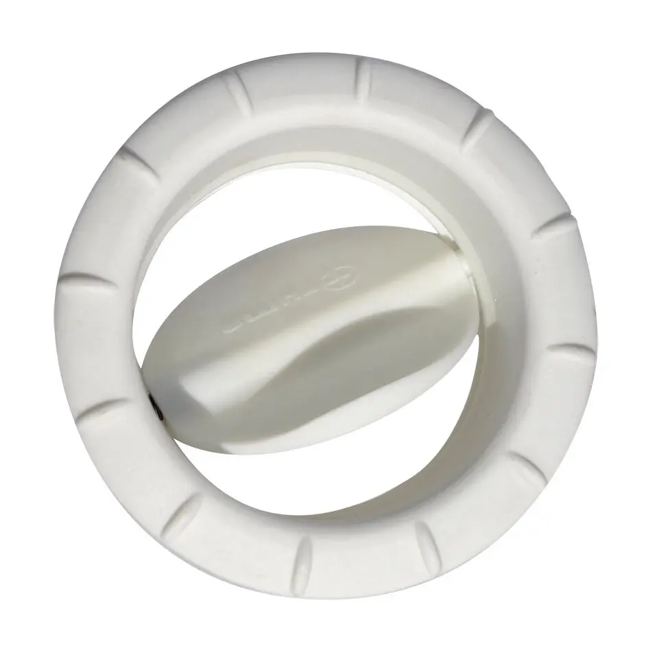 Endstück EN mit Luftklappe, reinweiß