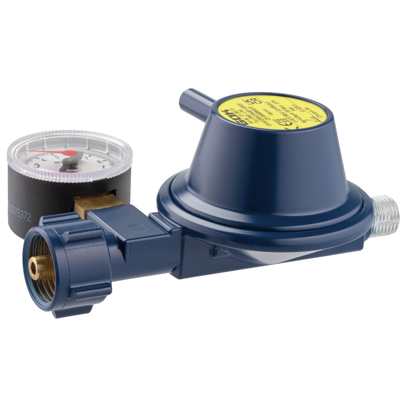 GOK Gasregler 0,8 kg/h KLF x G1/4LH-KN PRV Man. Marine