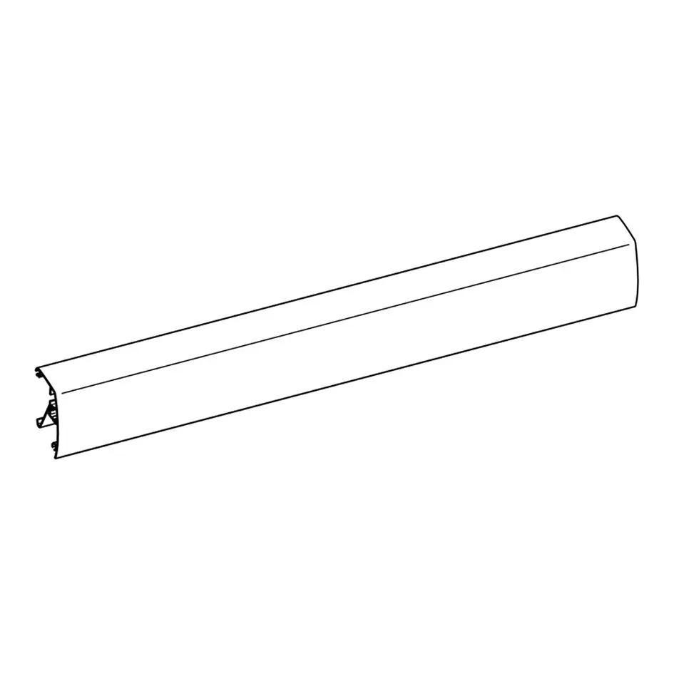 Frontblende für TO 6200, weiß, 3,25 m