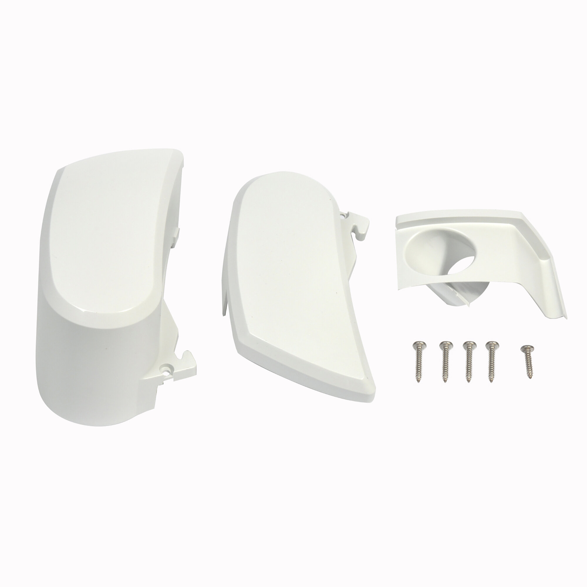 Endkappen, Satz links und rechts für TO 6200, weiß