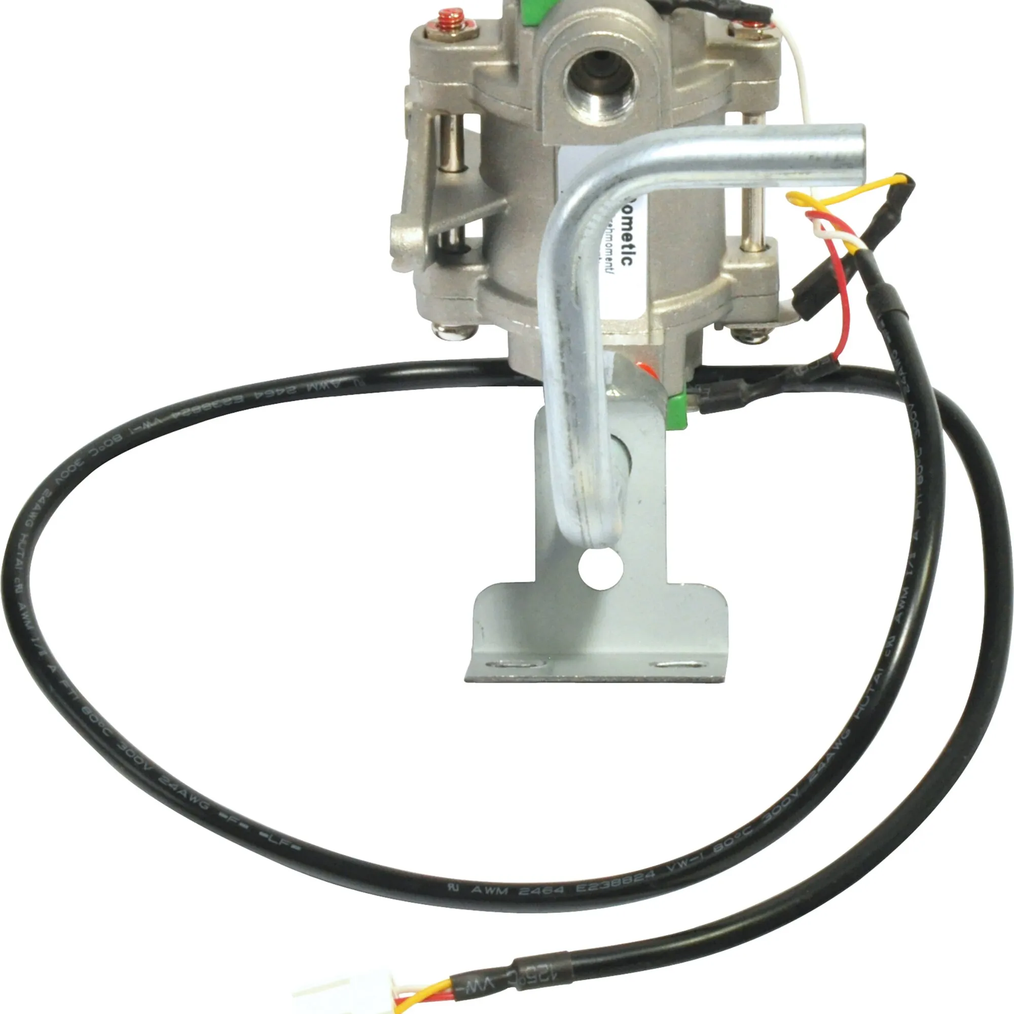 Gasventil mit gebogenem Gasanschlussrohr, Halterung und Kabeln für Dometic-Kühlschränke RML 9X31 und 9X35