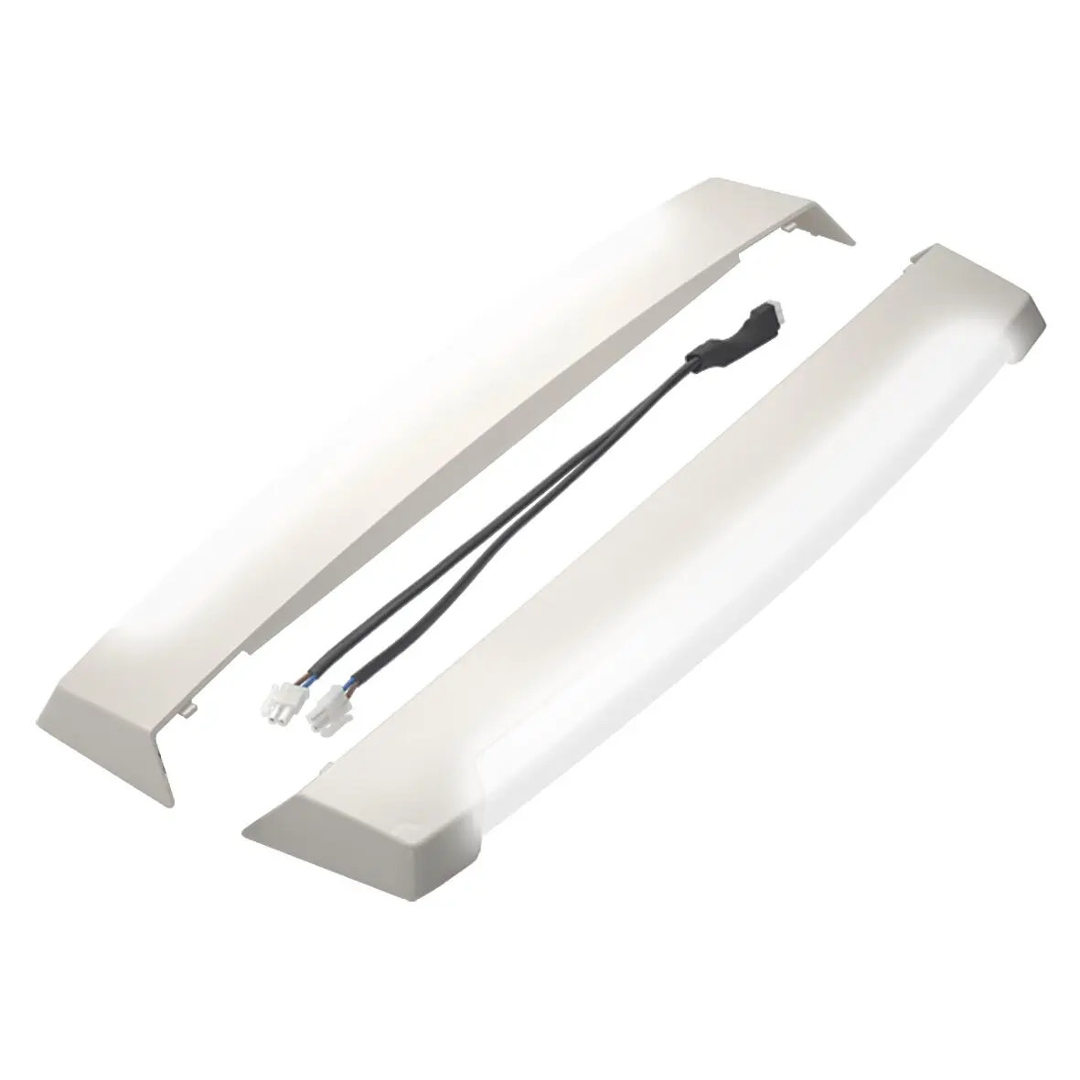 Seitenblenden mit LED VisitonStar M, cremeweiß