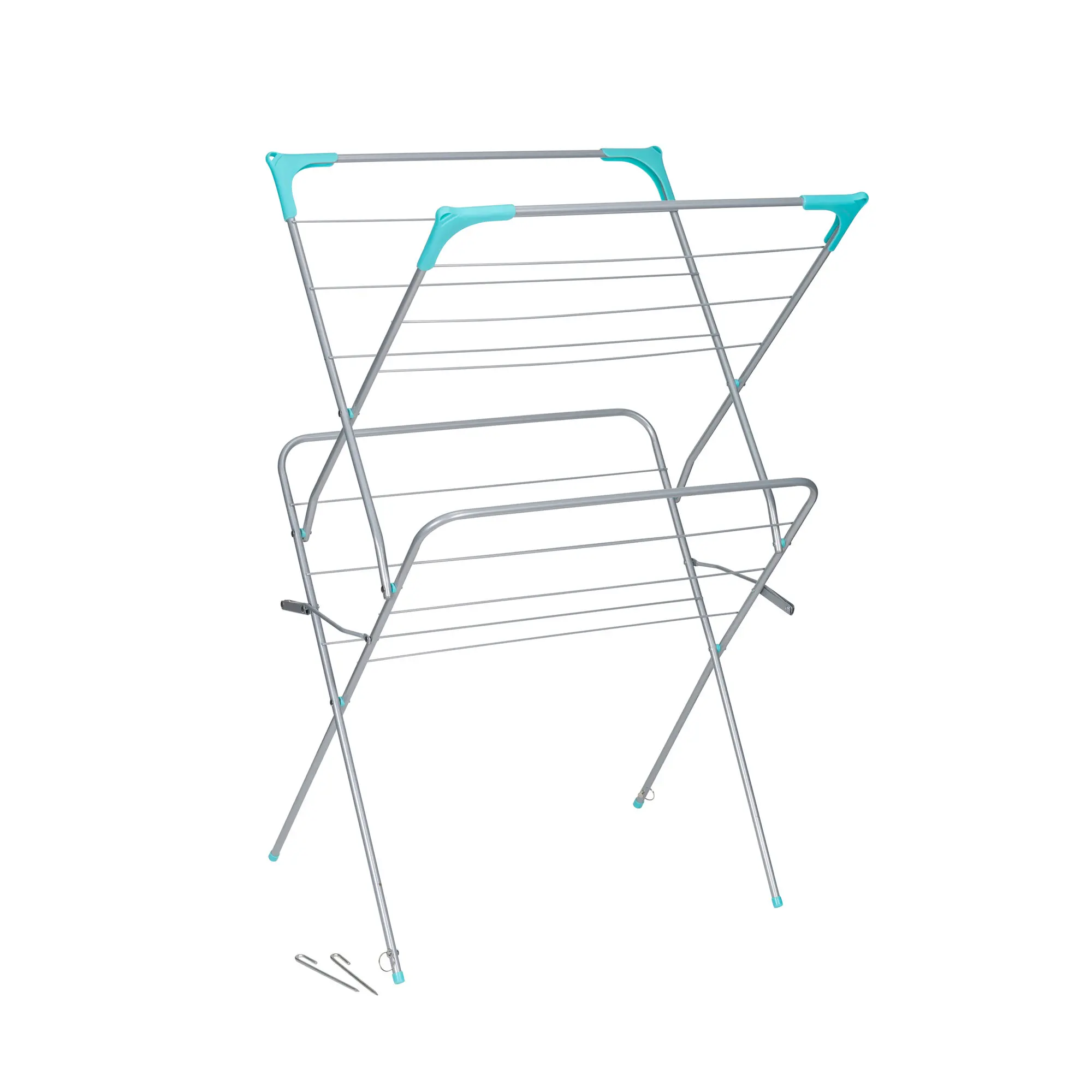 Wäschetrockner inkl. Bodennägel, Leinenlänge 9,3 m