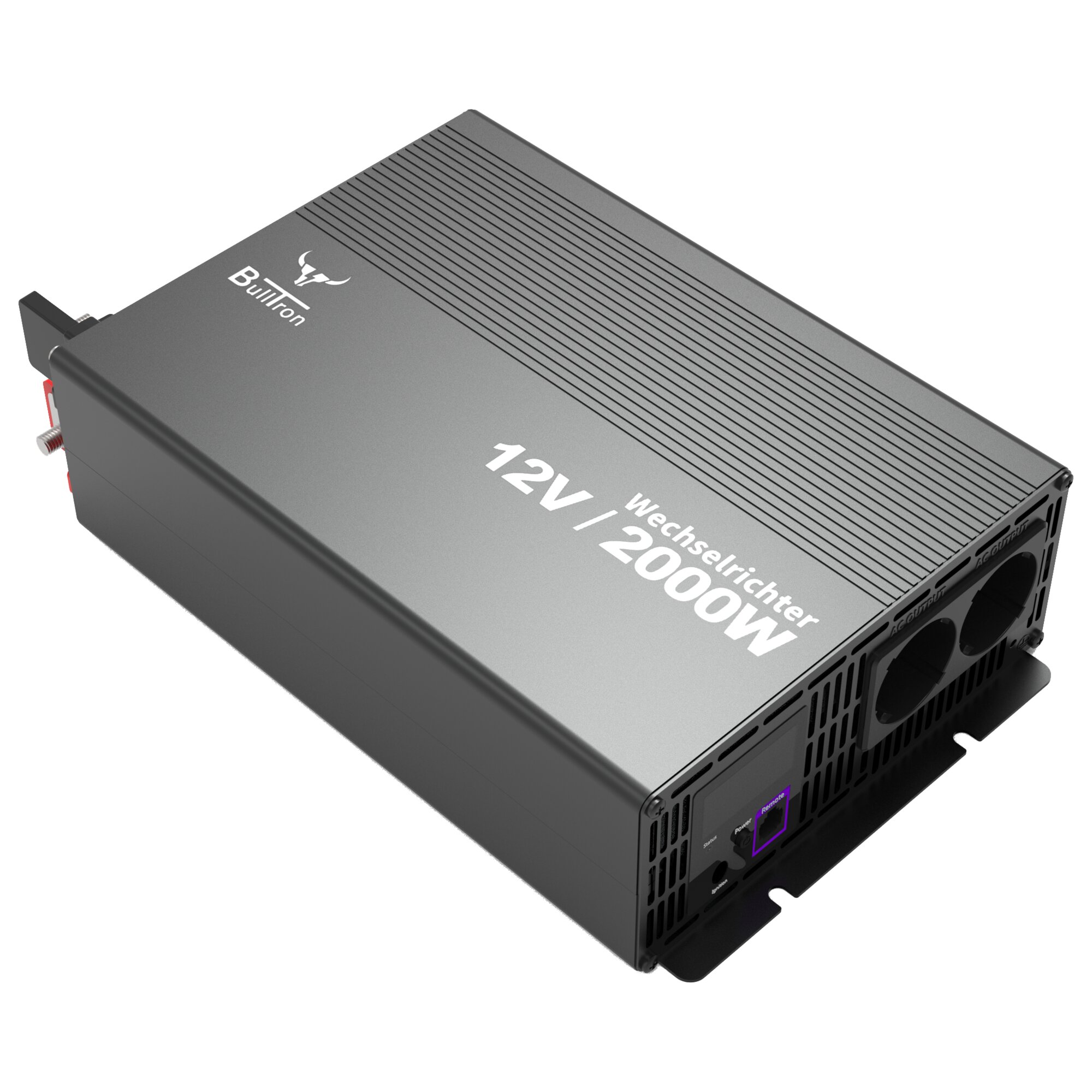 Inverter with Double Socket and Display, 2000 W