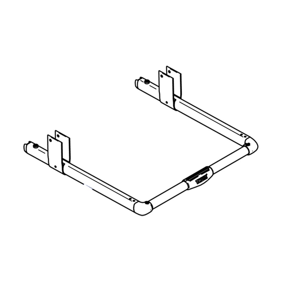 Schienenbügel Thule Excellent, silber