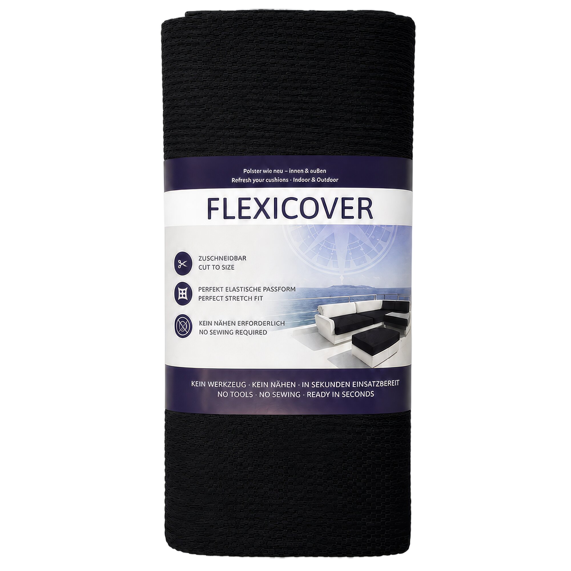 Polsterschlauch FlexiCover 5 m, black