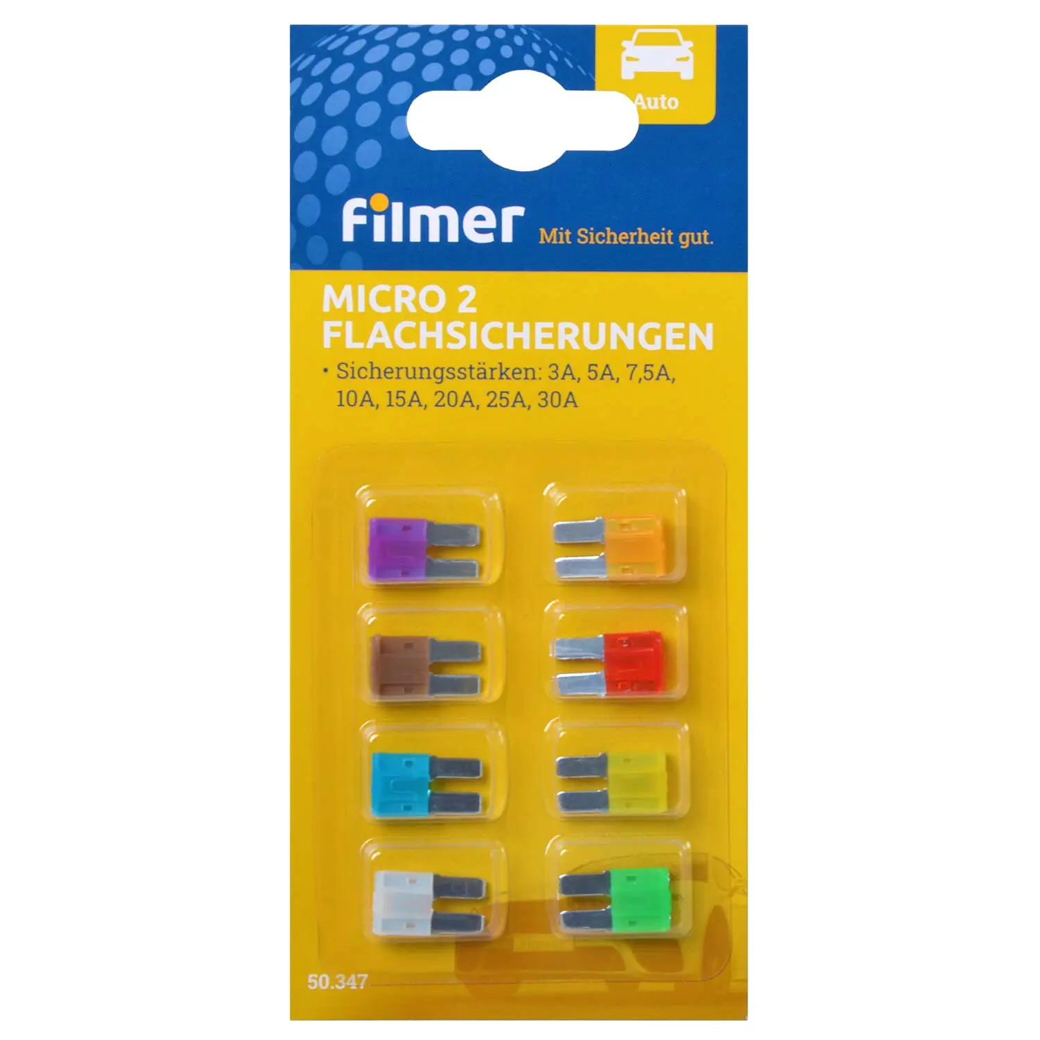 Flachsicherungs-Set 8-teilig Micro 2