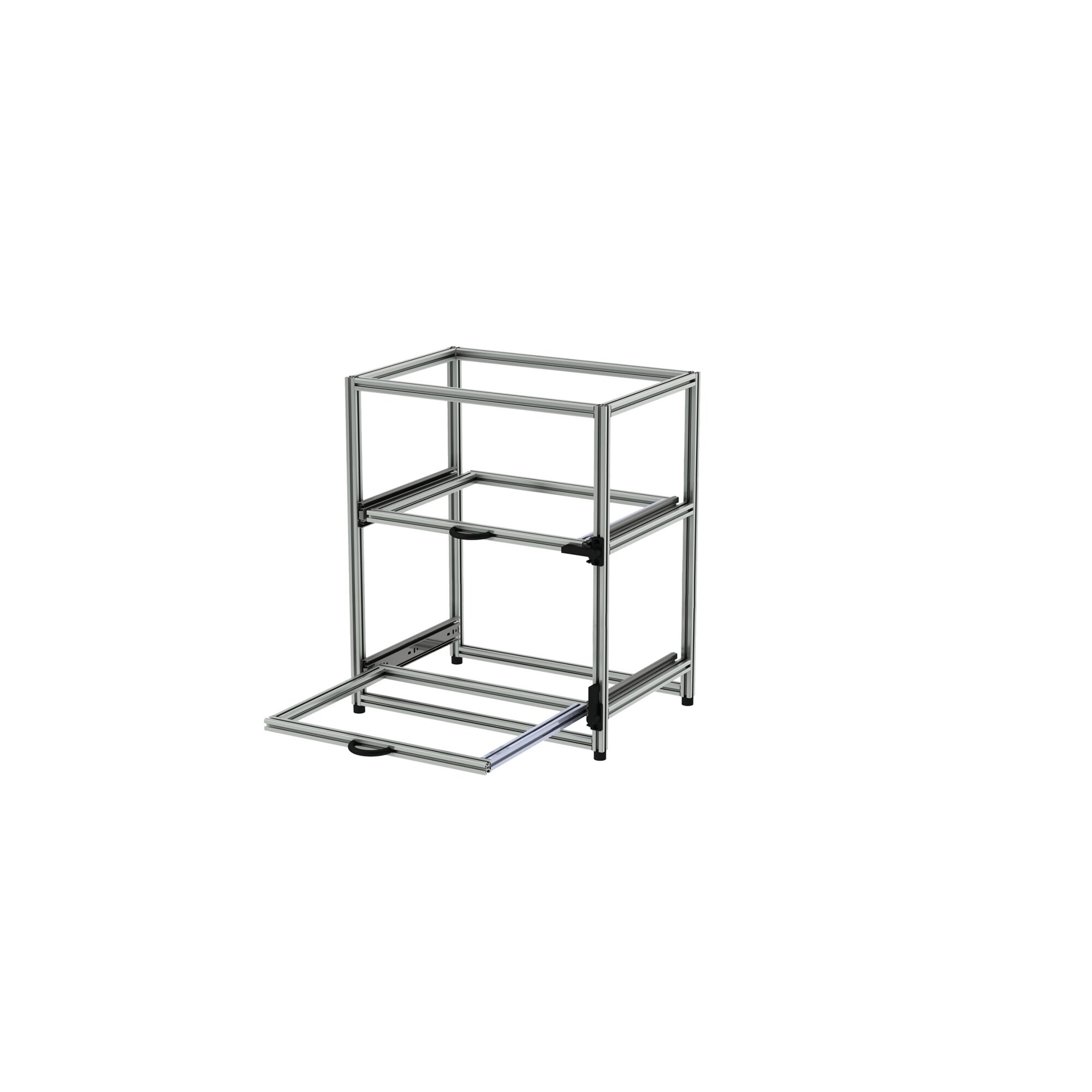 Remectro Auszugs-Regalsystem, quer, 49 x 70 x 34 cm