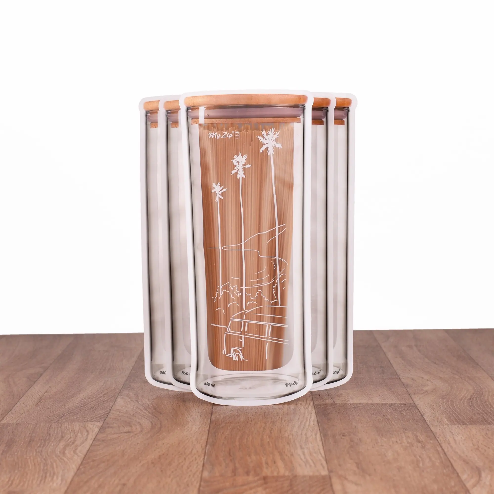Storage Bag Camping 5-Piece Set, Size Long – 850 ml