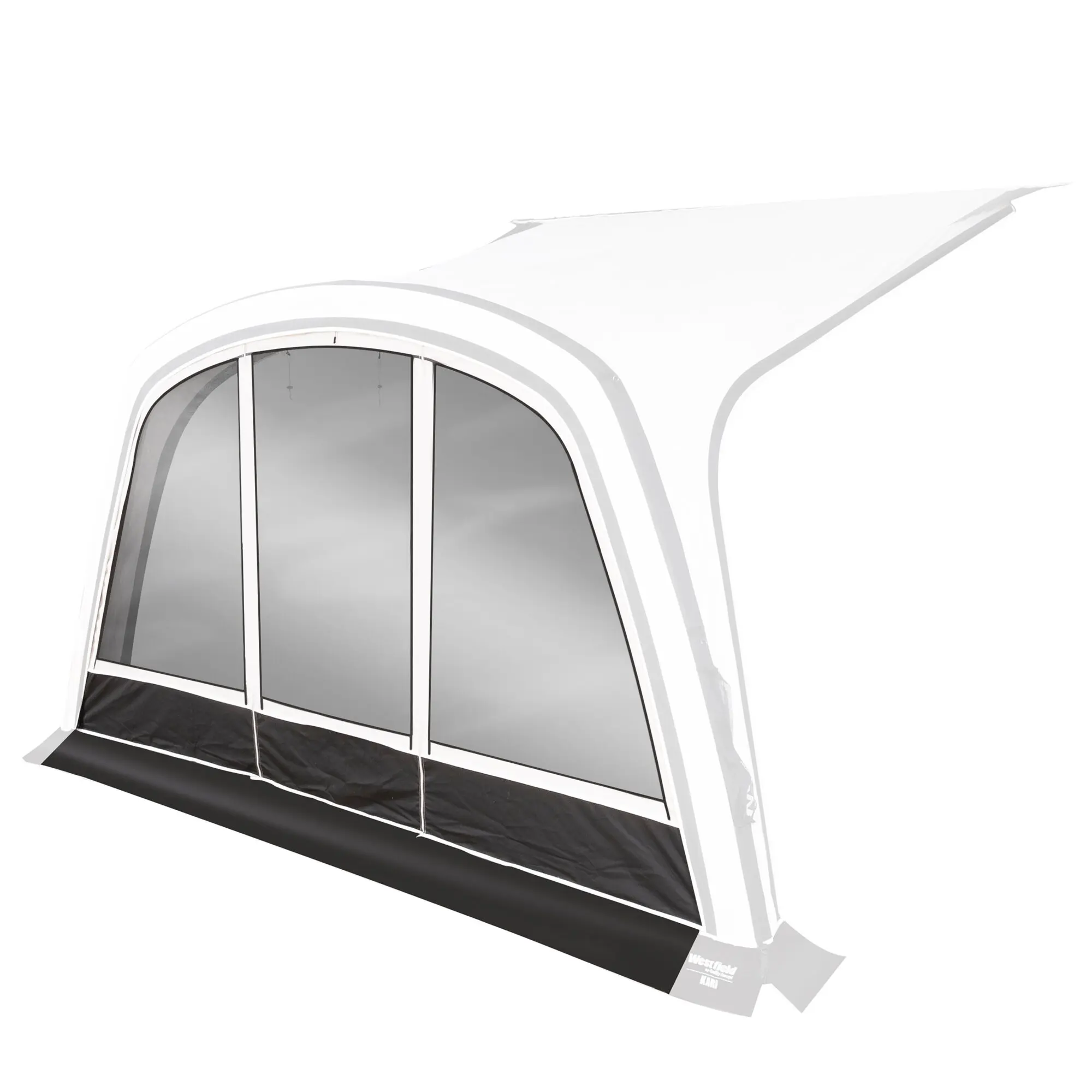 Vorderwand mit Fenster für Kari